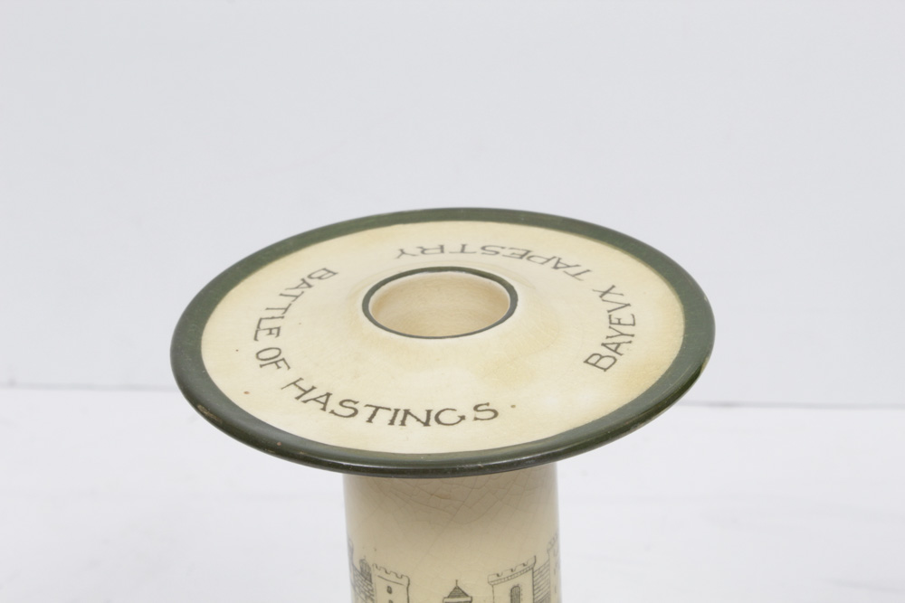 Royal Doulton "Battle of Hastings" Candlestick After the Bayeux Tapestry