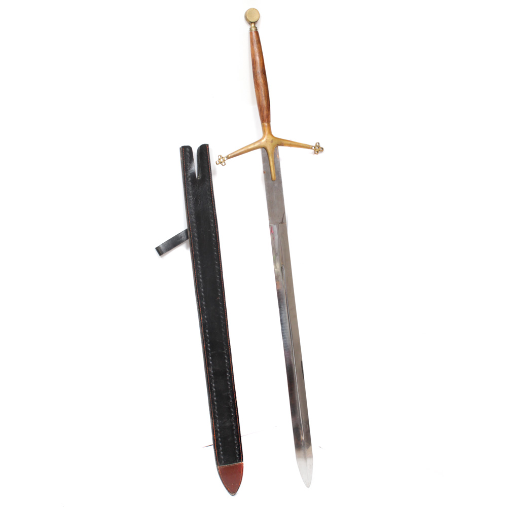 Medieval Scottish Claymore Replica Sword