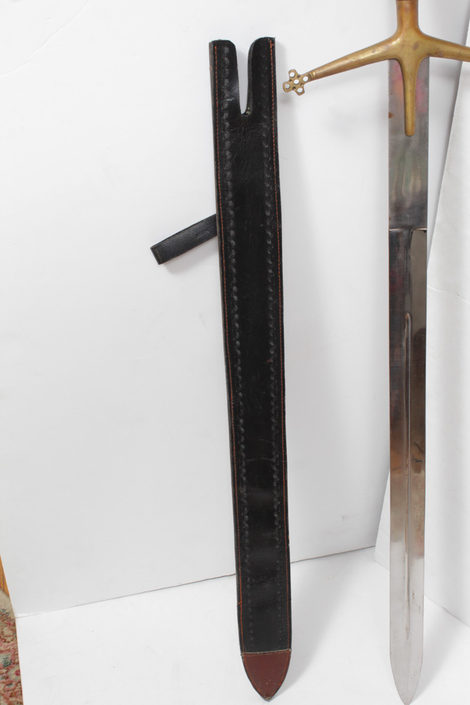 Medieval Scottish Claymore Replica Sword