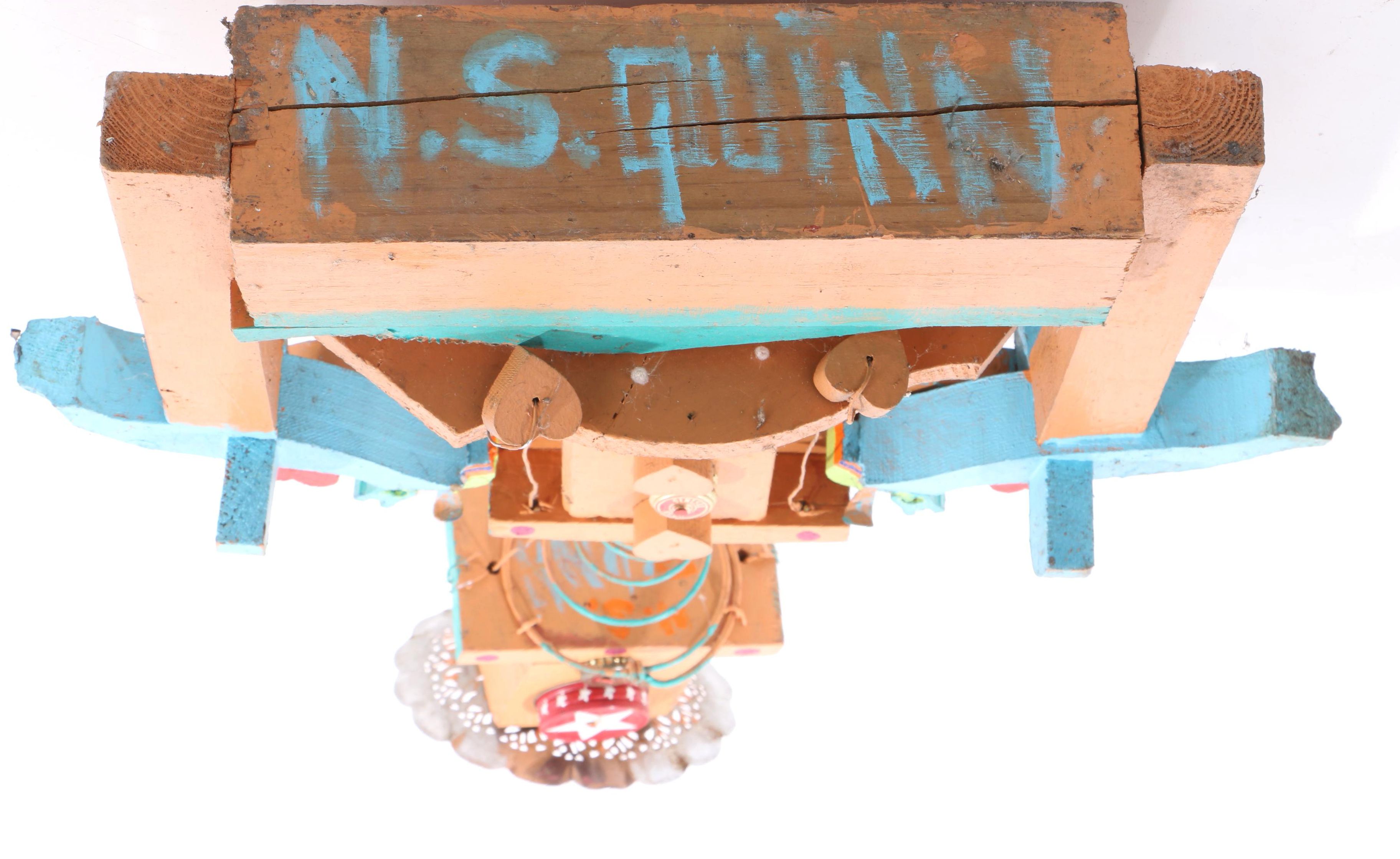 Norman Scott "Butch" Quinn Mixed Media Folk Sculpture