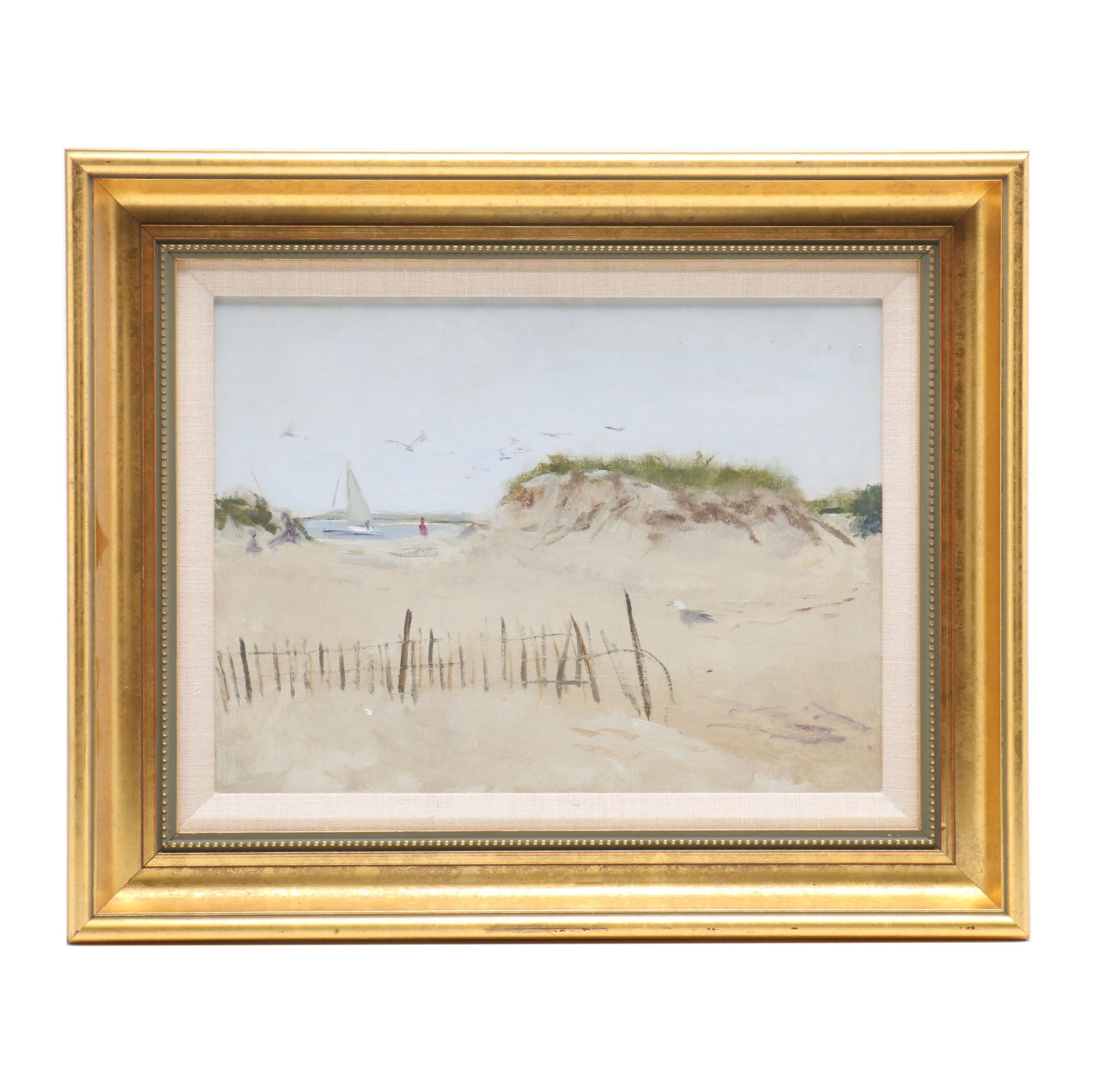 Harry Barton Oil Painting of Shore