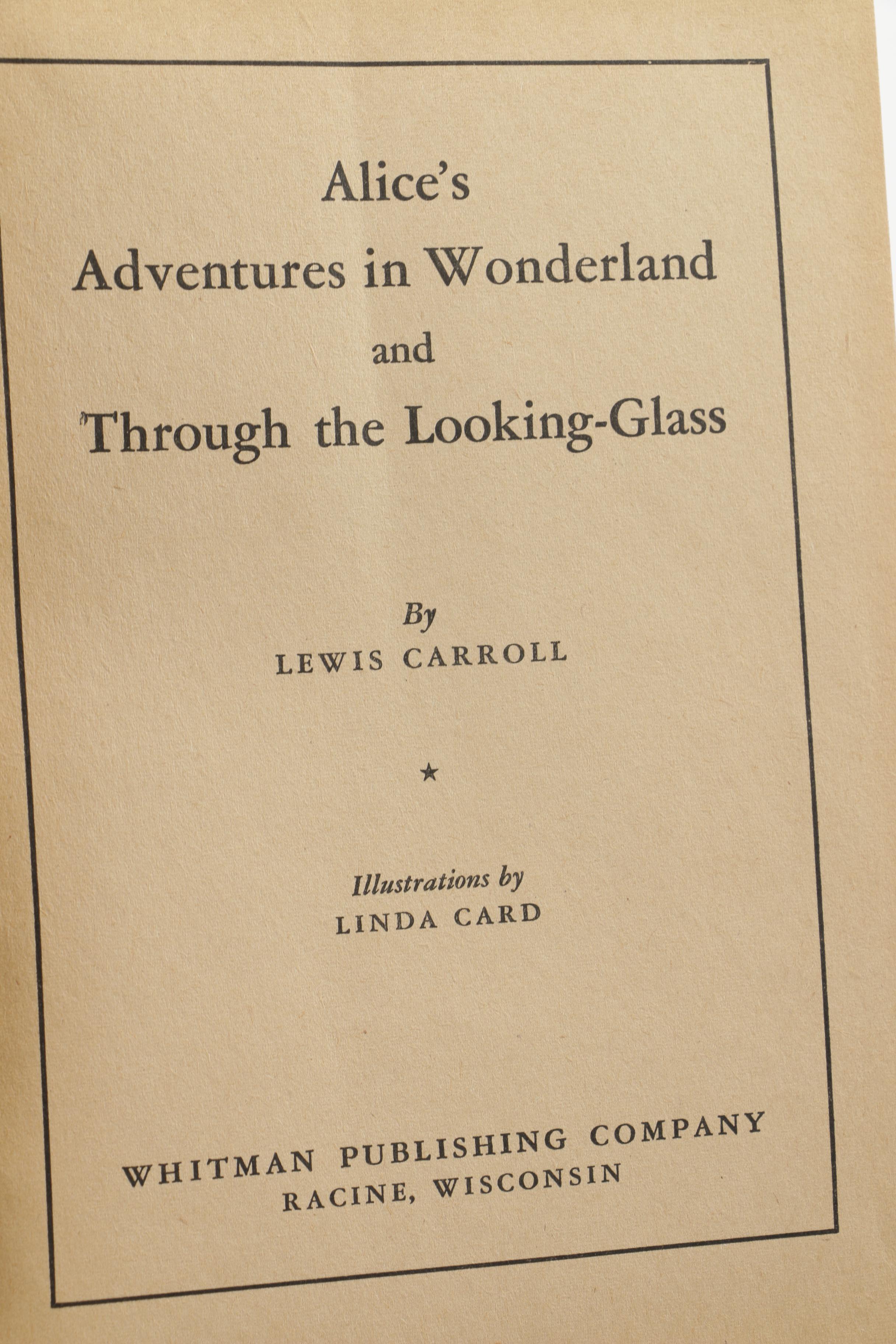 "The Lewis Carroll Centenary in London" with Vintage "Alice" Books