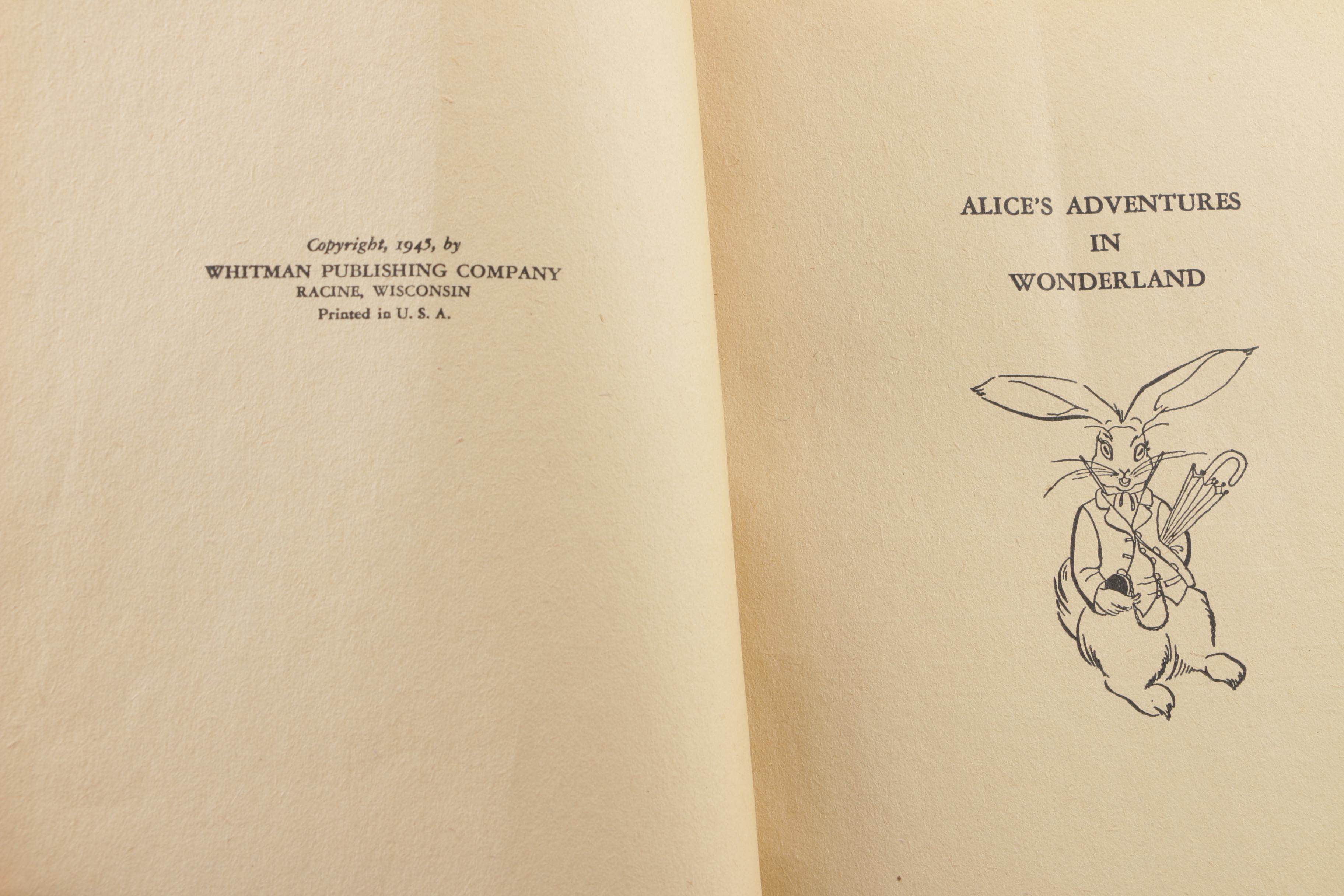 "The Lewis Carroll Centenary in London" with Vintage "Alice" Books