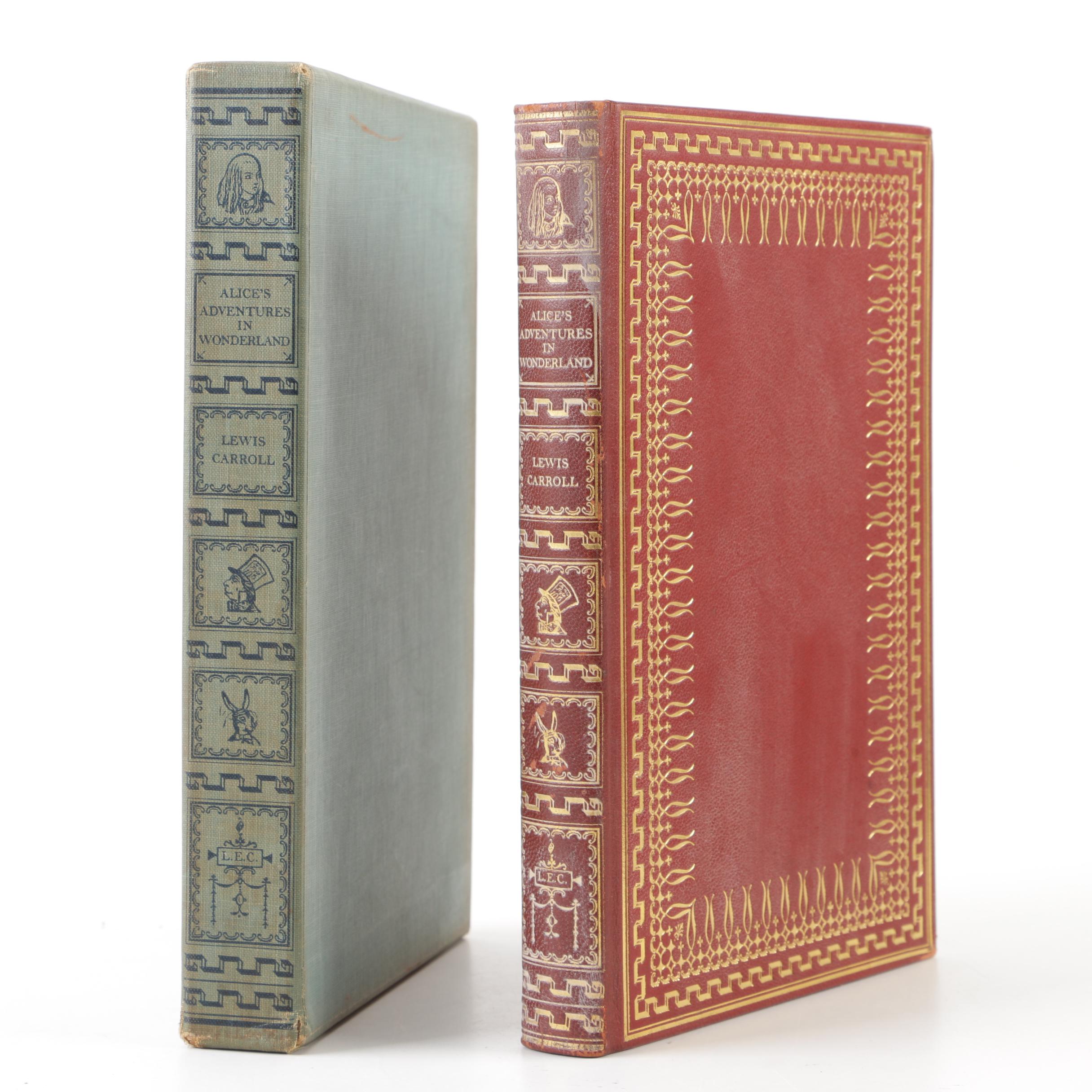 "The Lewis Carroll Centenary in London" with Vintage "Alice" Books