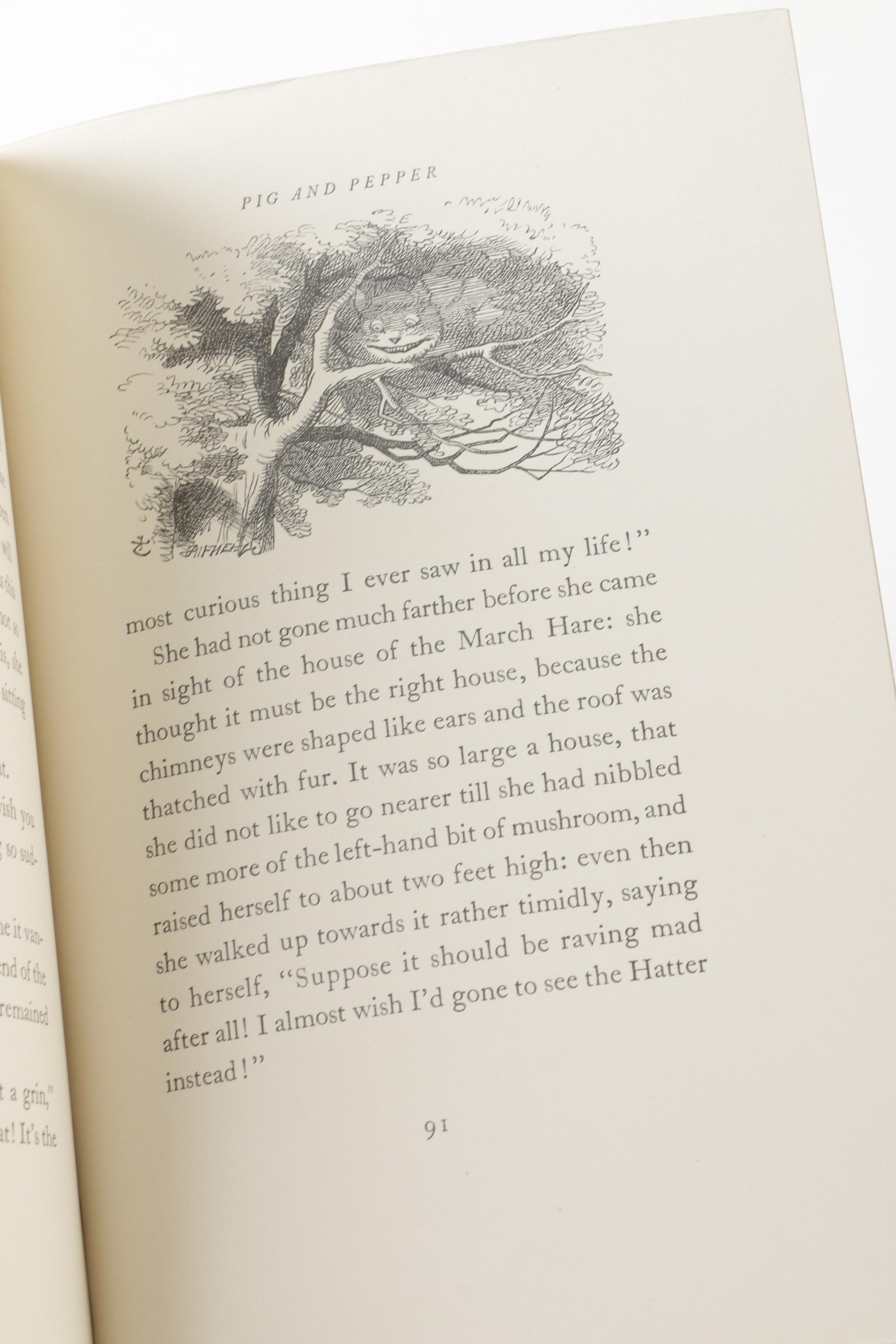 "The Lewis Carroll Centenary in London" with Vintage "Alice" Books