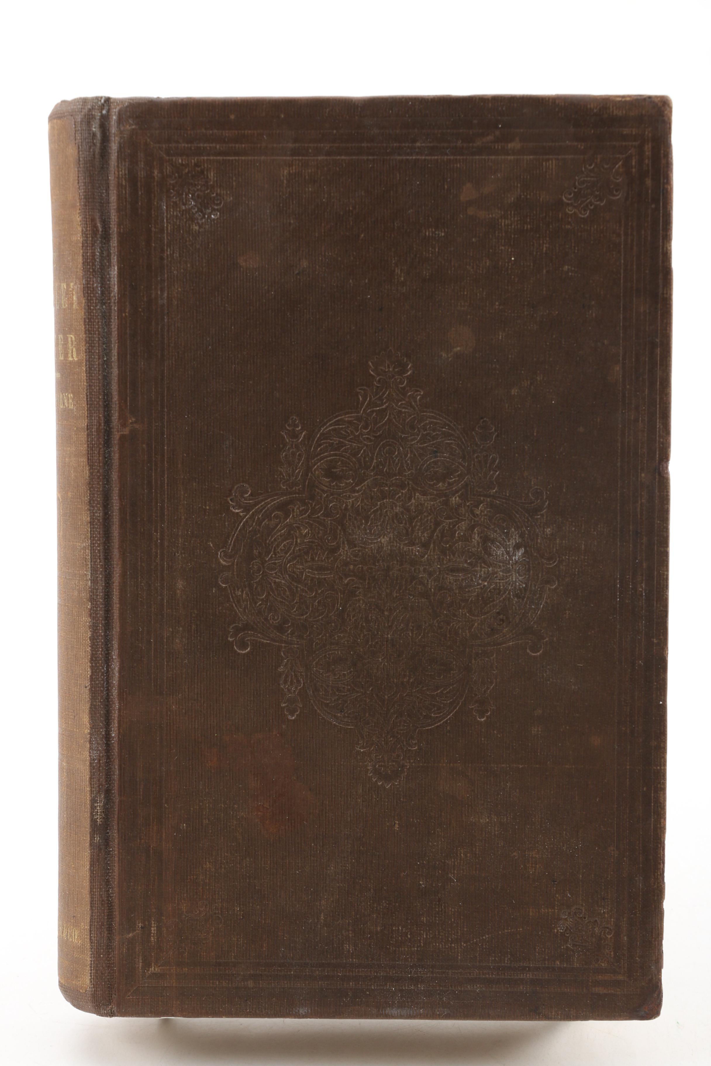 First Printing "The Scarlet Letter" by Nathaniel Hawthorne, 1850