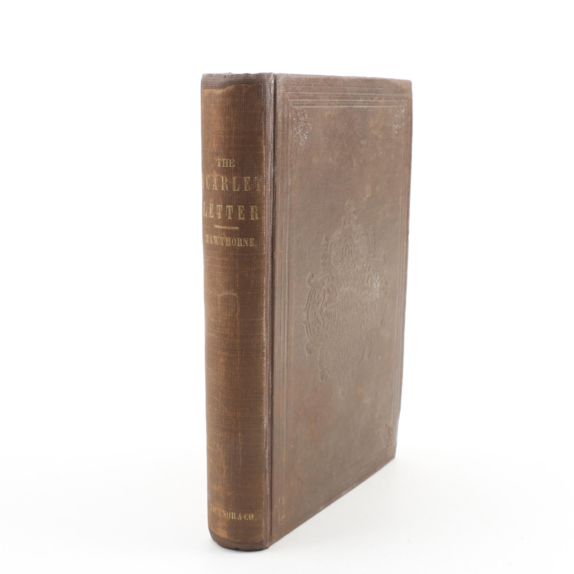 First Printing "The Scarlet Letter" by Nathaniel Hawthorne, 1850