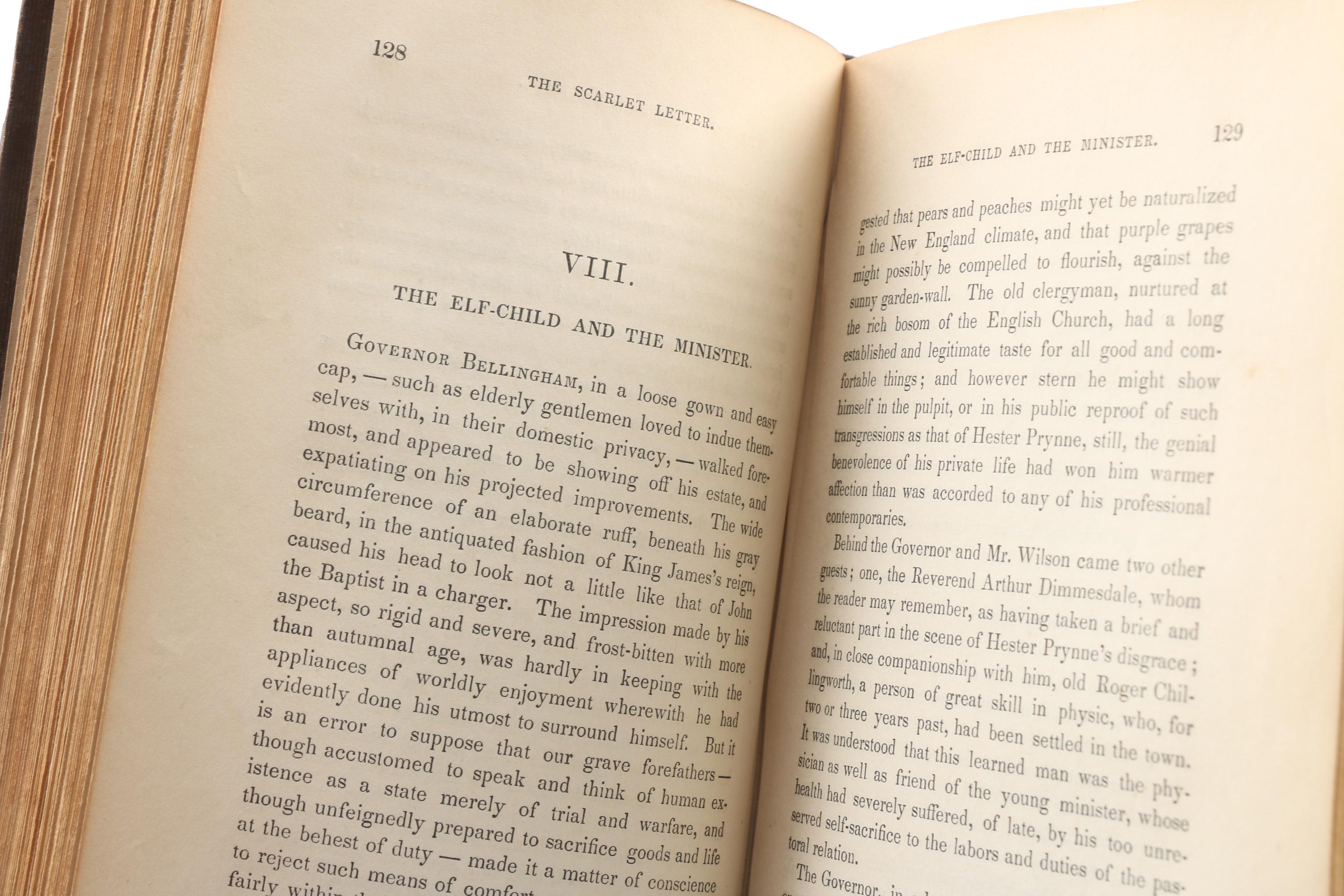 First Printing "The Scarlet Letter" by Nathaniel Hawthorne, 1850