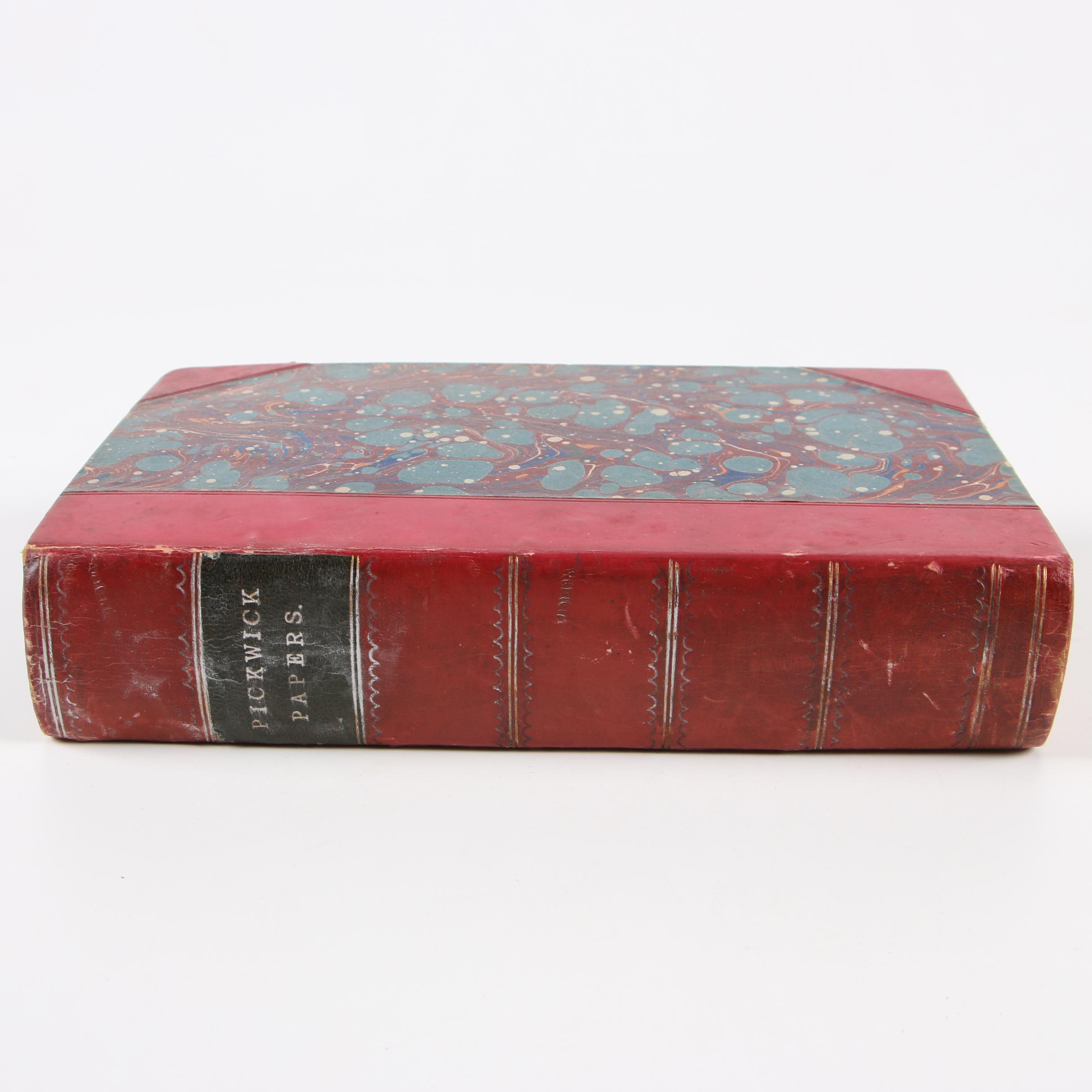 First Edition Early Impression "Pickwick Papers" by Charles Dickens