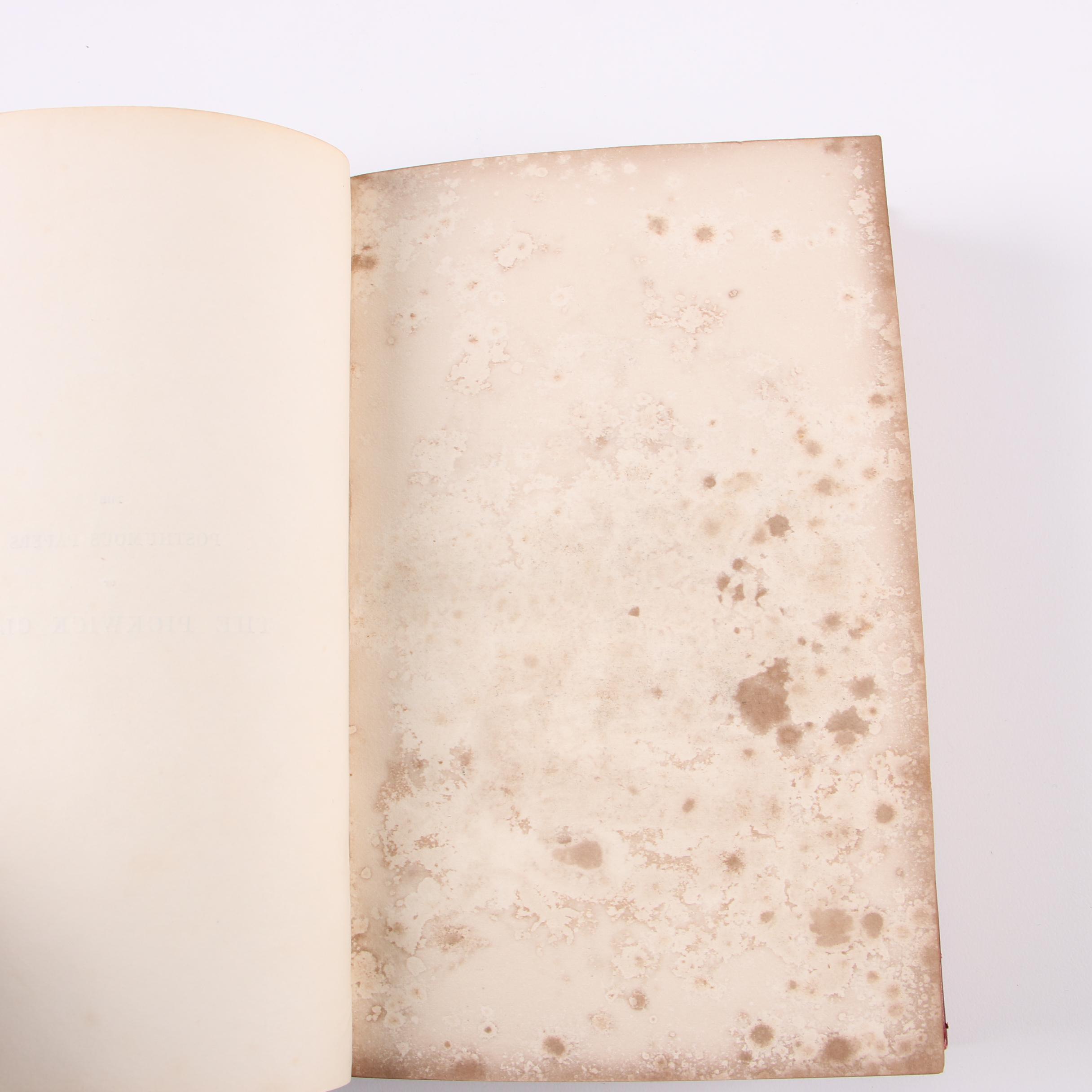 First Edition Early Impression "Pickwick Papers" by Charles Dickens