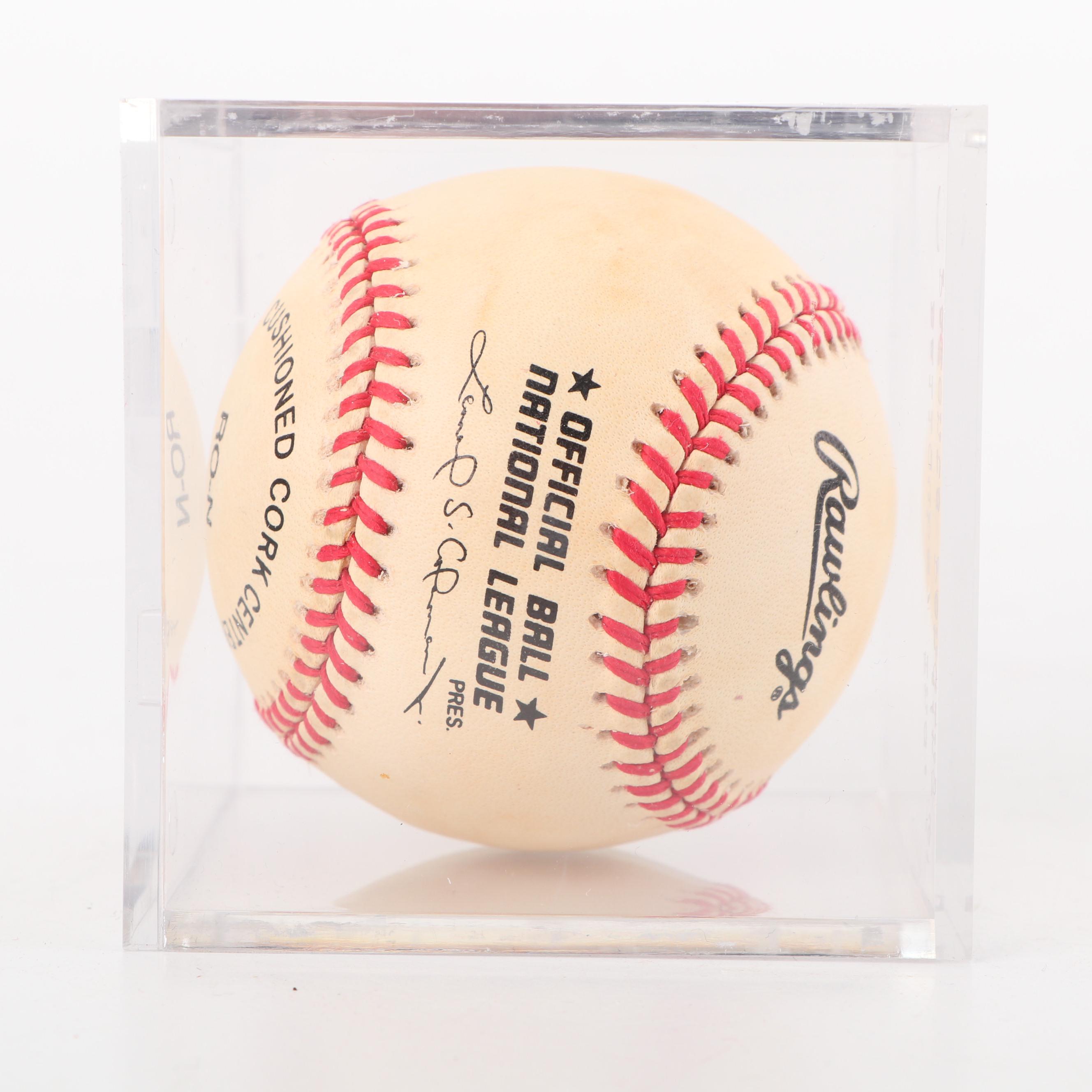 Bob Gibson Autographed Baseball