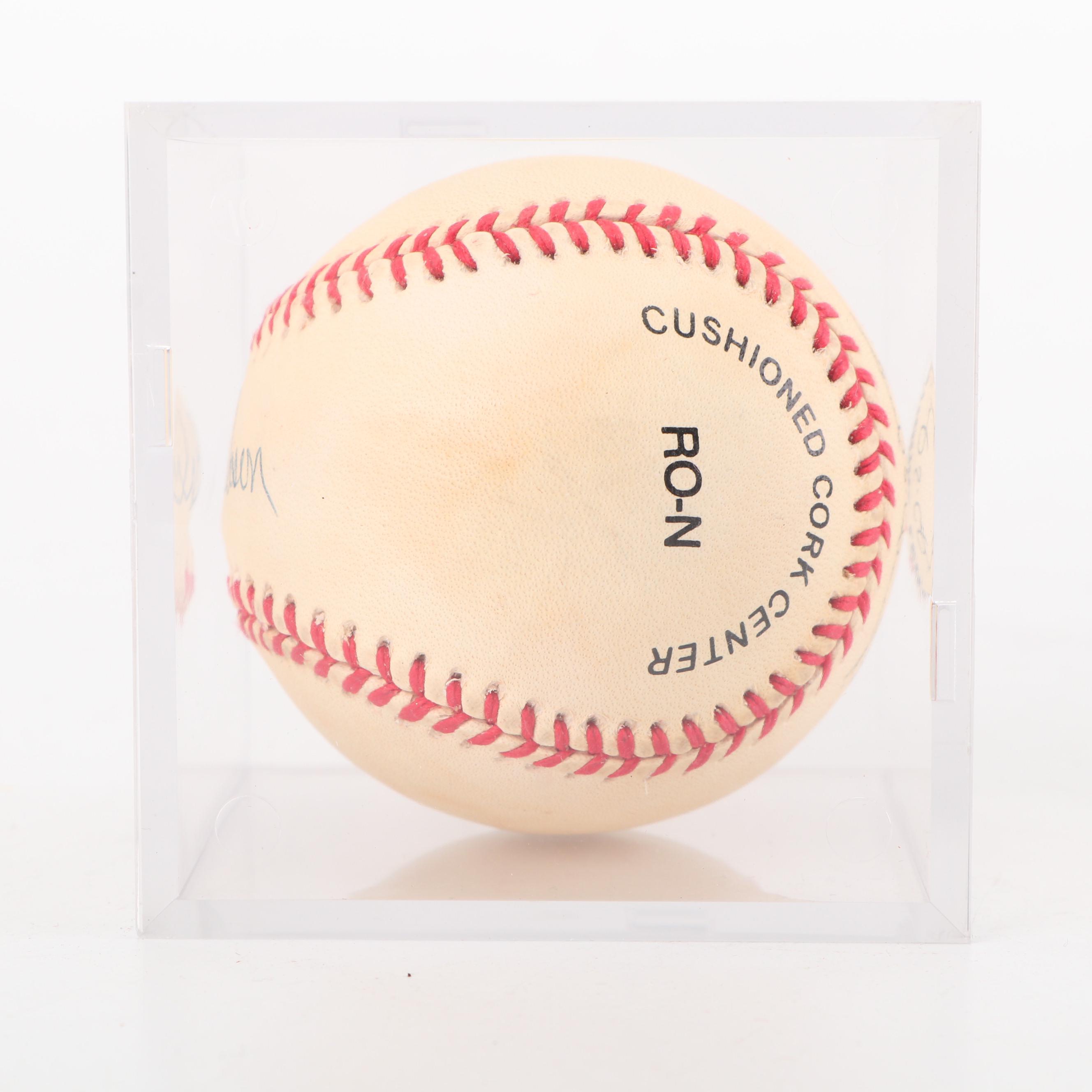 Bob Gibson Autographed Baseball