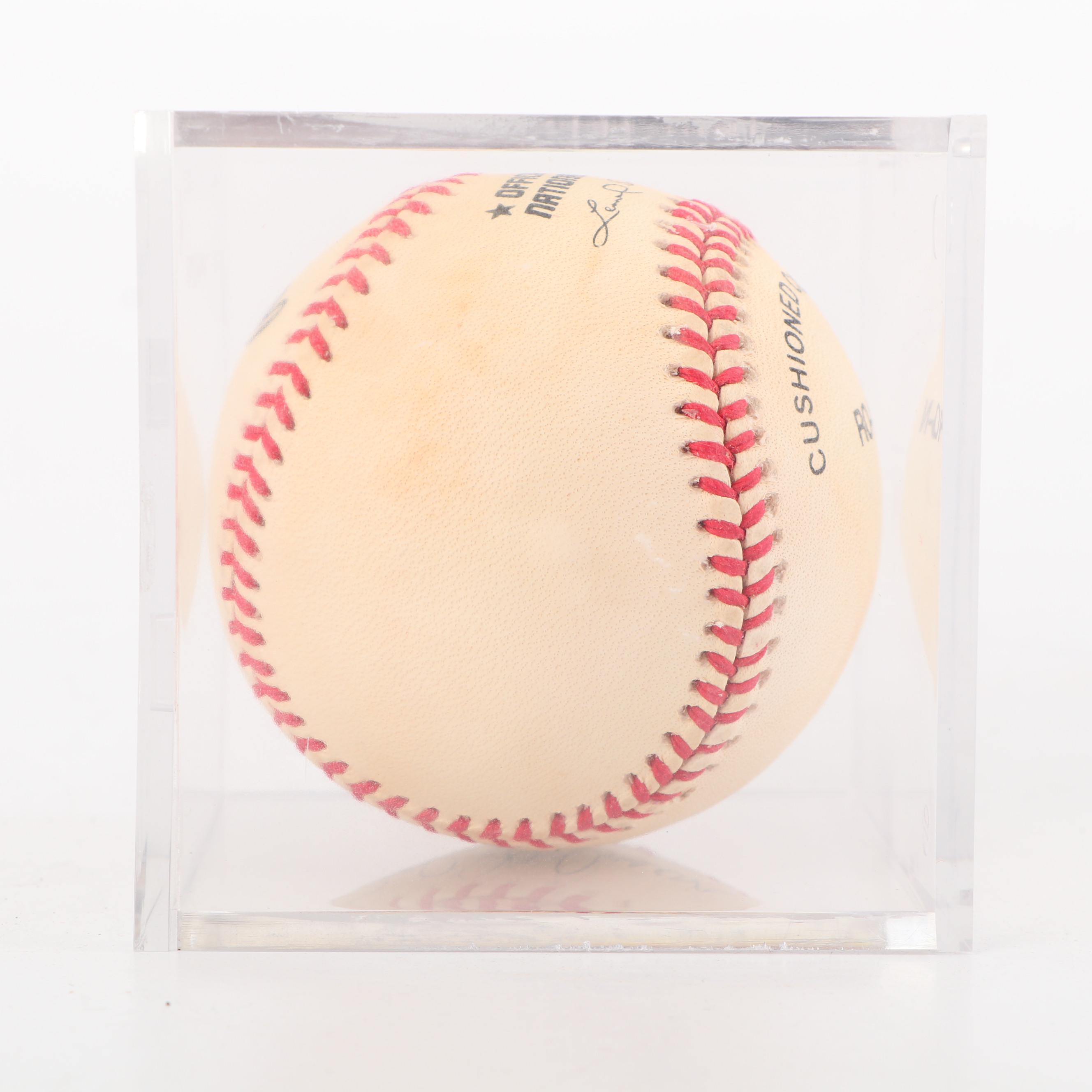 Bob Gibson Autographed Baseball