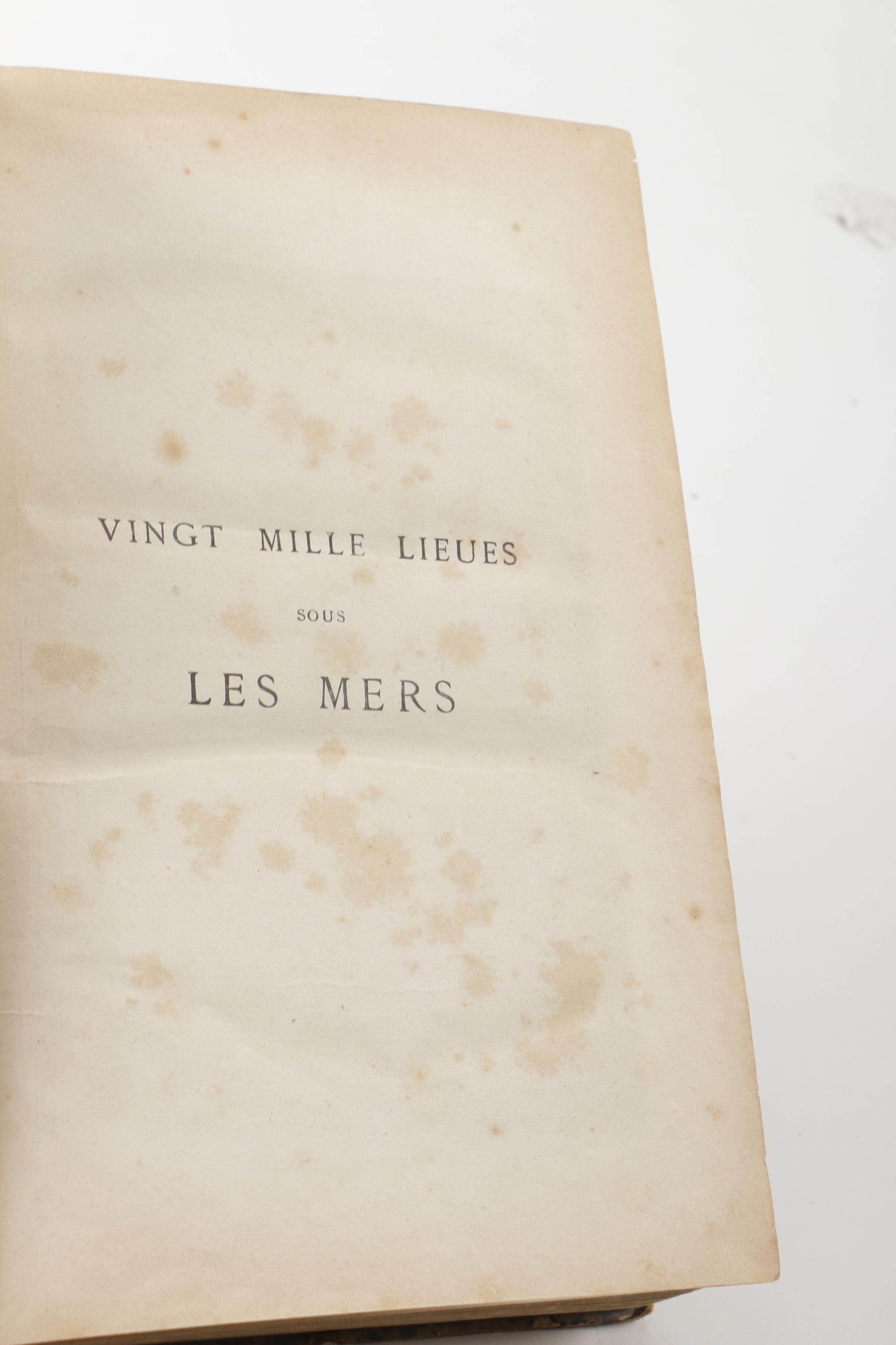 1871 First French Edition "Twenty Thousand Leagues Under the Sea"
