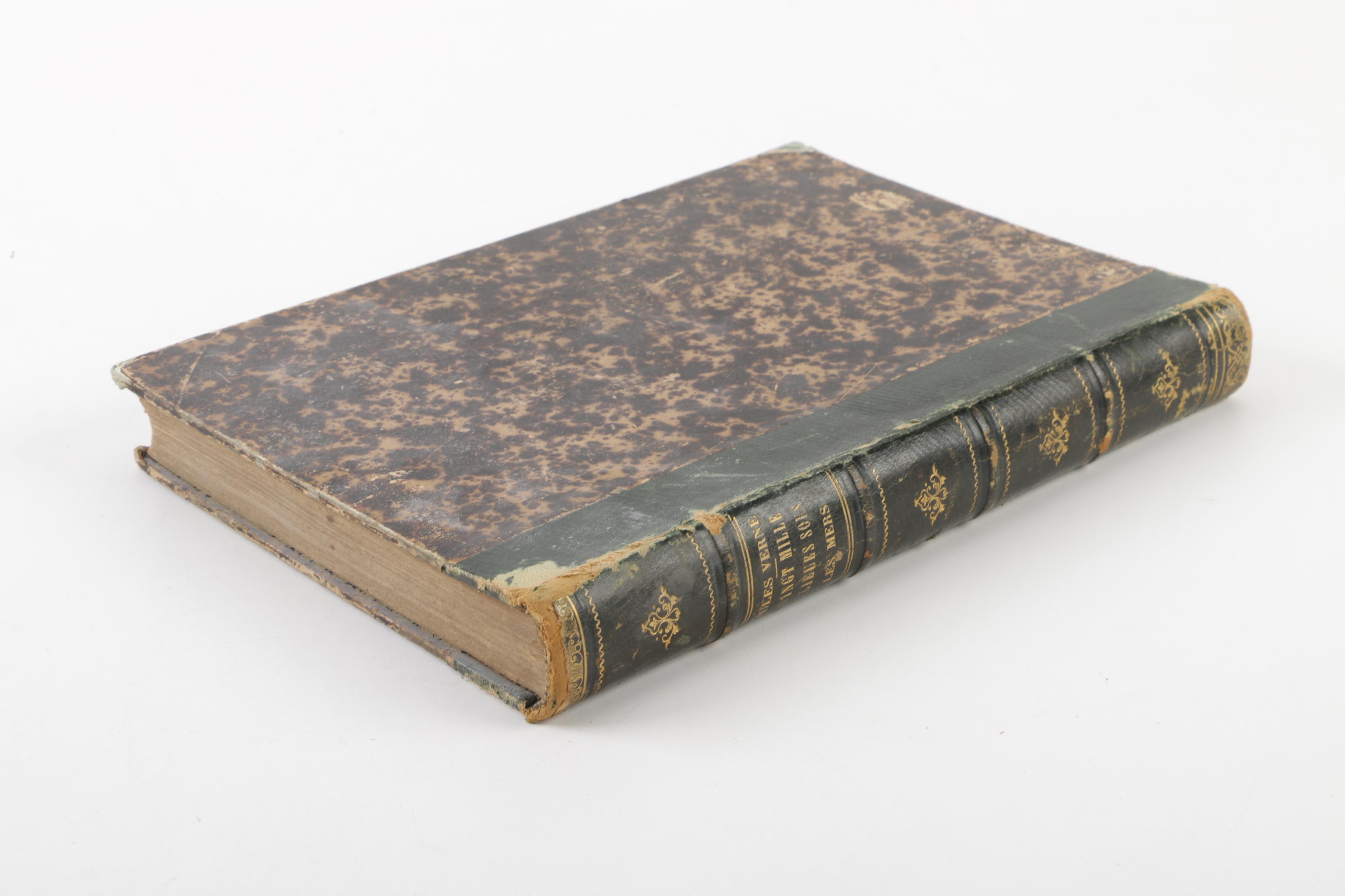 1871 First French Edition "Twenty Thousand Leagues Under the Sea"