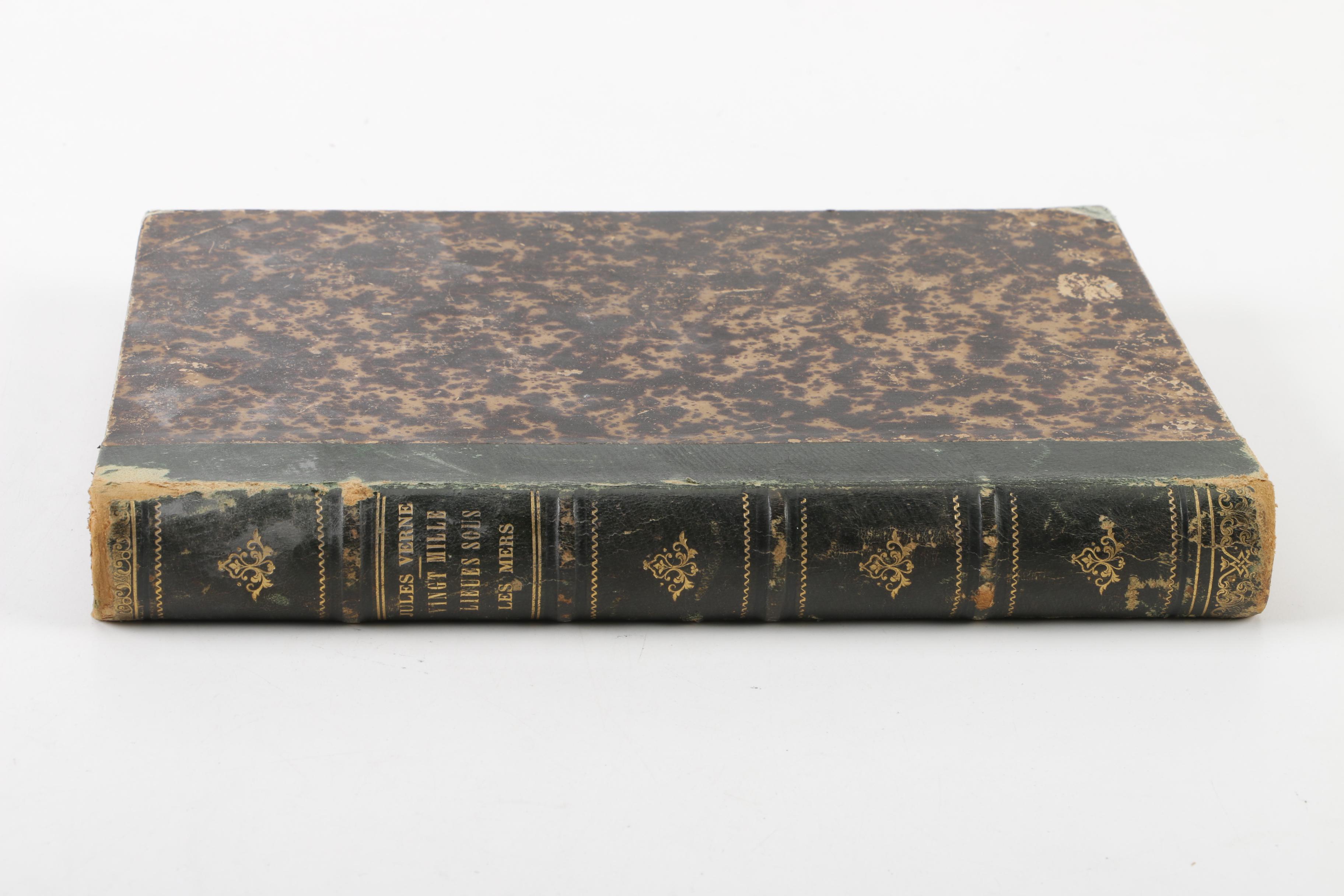 1871 First French Edition "Twenty Thousand Leagues Under the Sea"