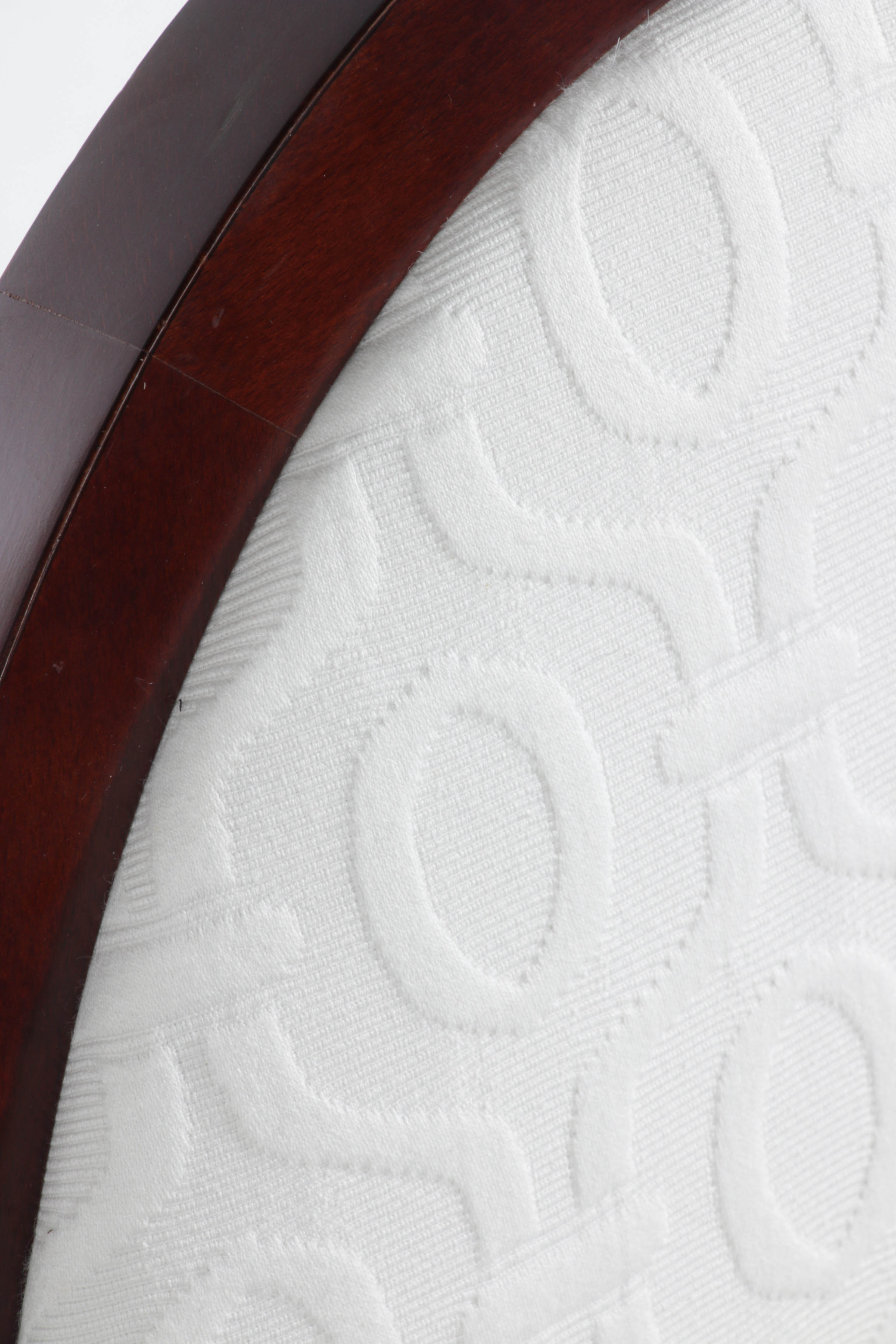 Pair of Contemporary "Barbara Barry Collection" Oval X-Back Side Chairs by Baker