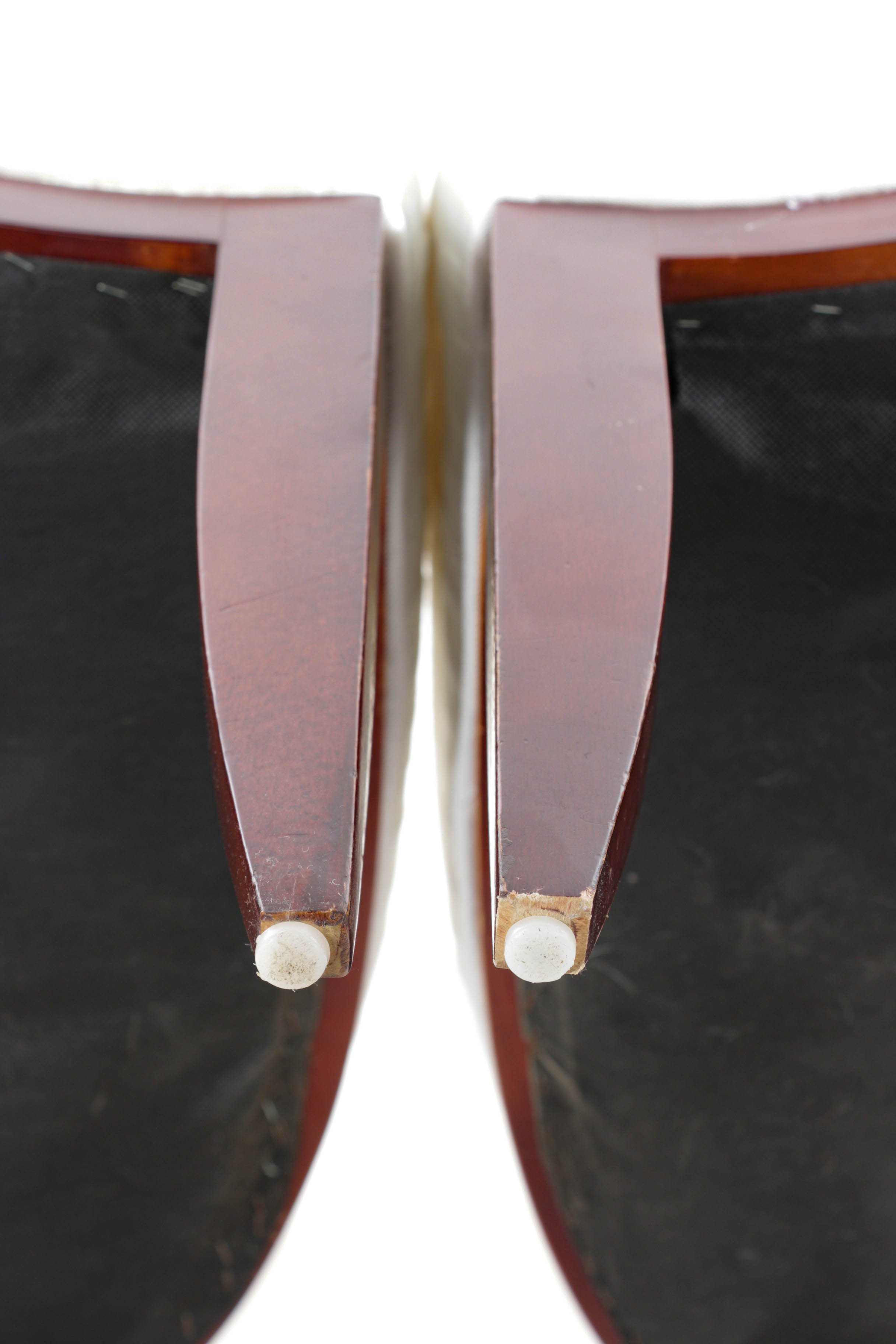 Pair of Contemporary "Barbara Barry Collection" Oval X-Back Side Chairs by Baker