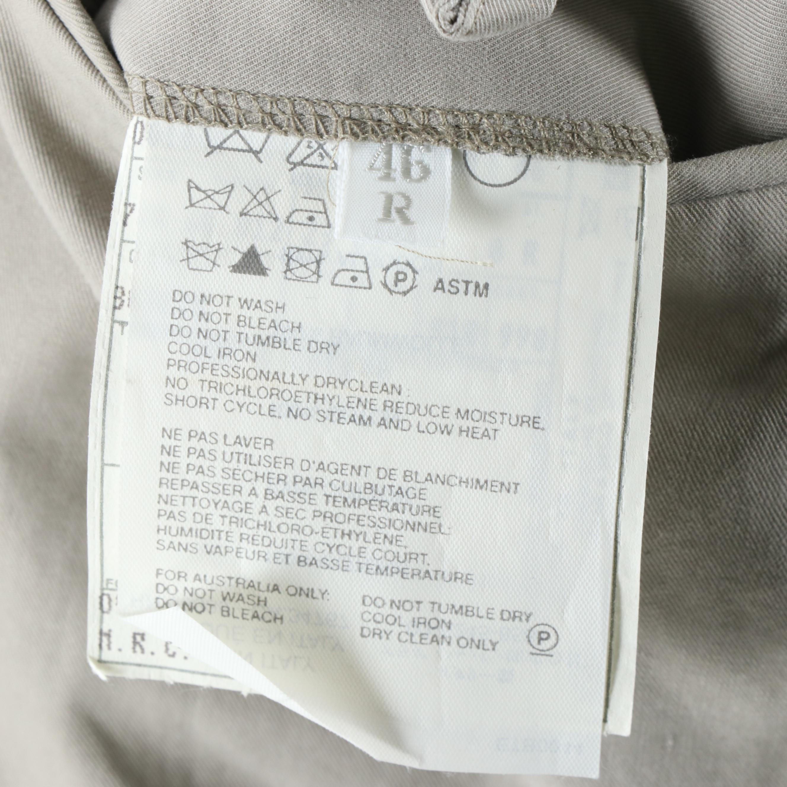 Men's Prada Grey Cotton-Poplin Blazer, Made in Italy