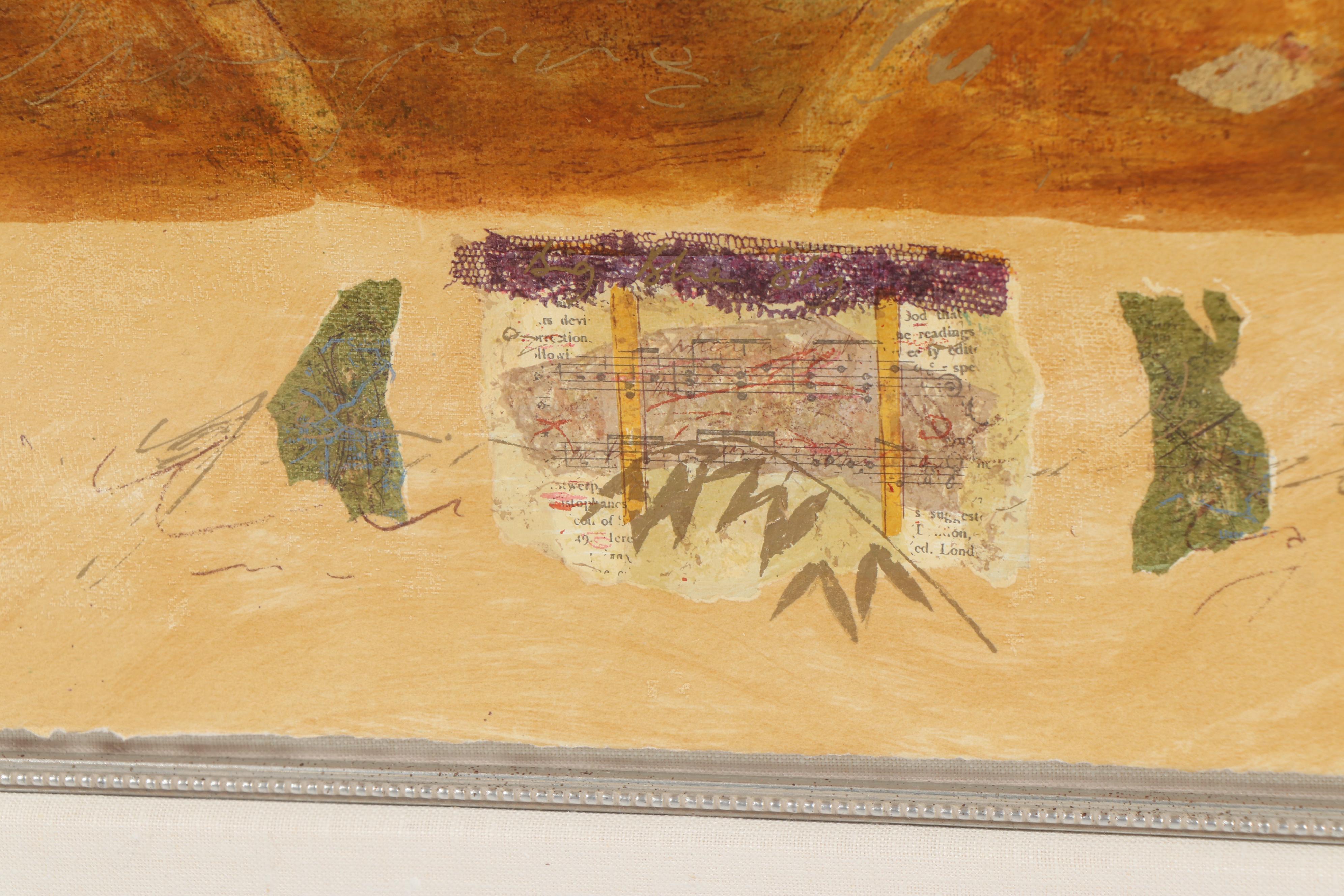 Roy Fairchild-Woodard Embellished Serigraph "Big Blue Sky"