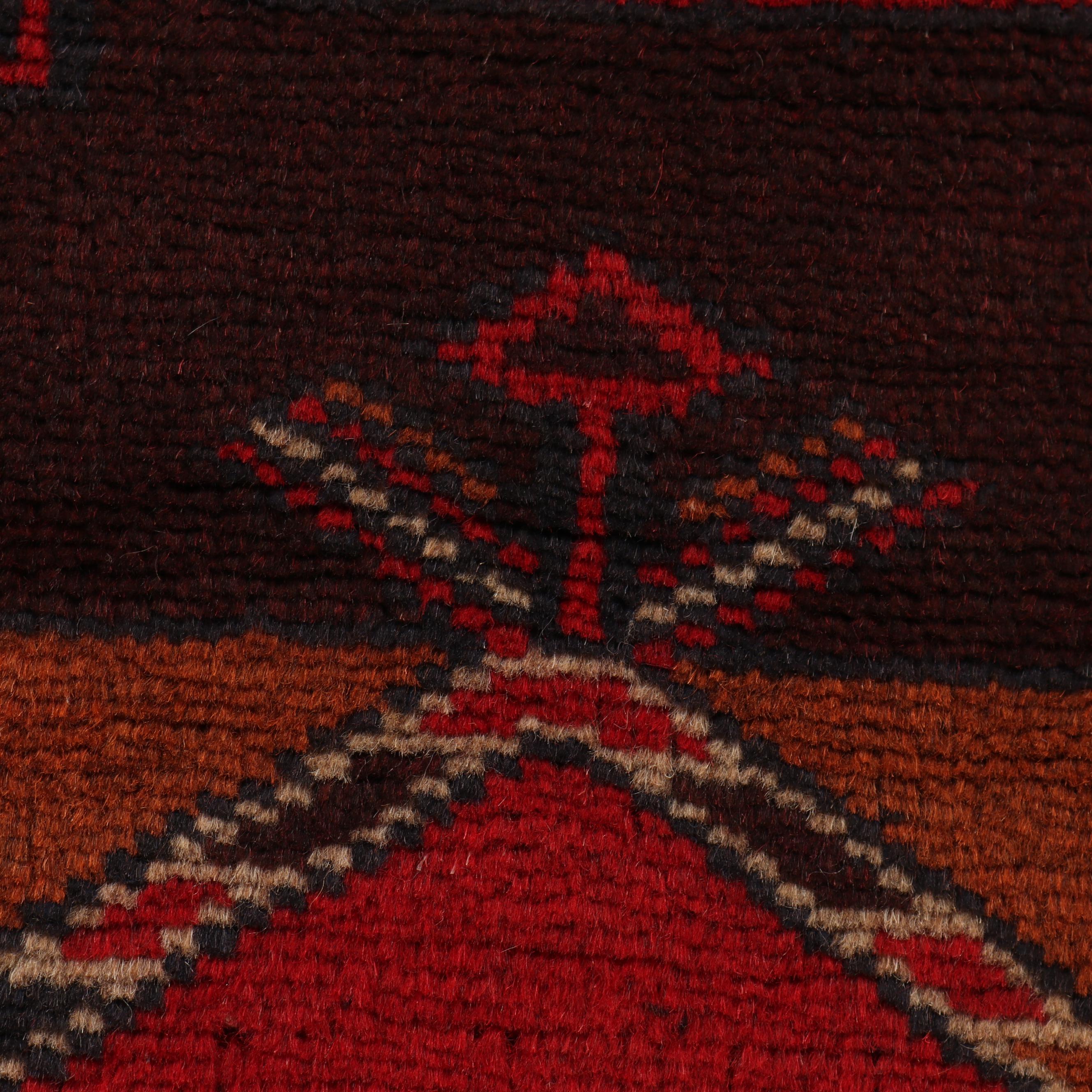 Hand-Knotted Pakistani Baluch Prayer Rug