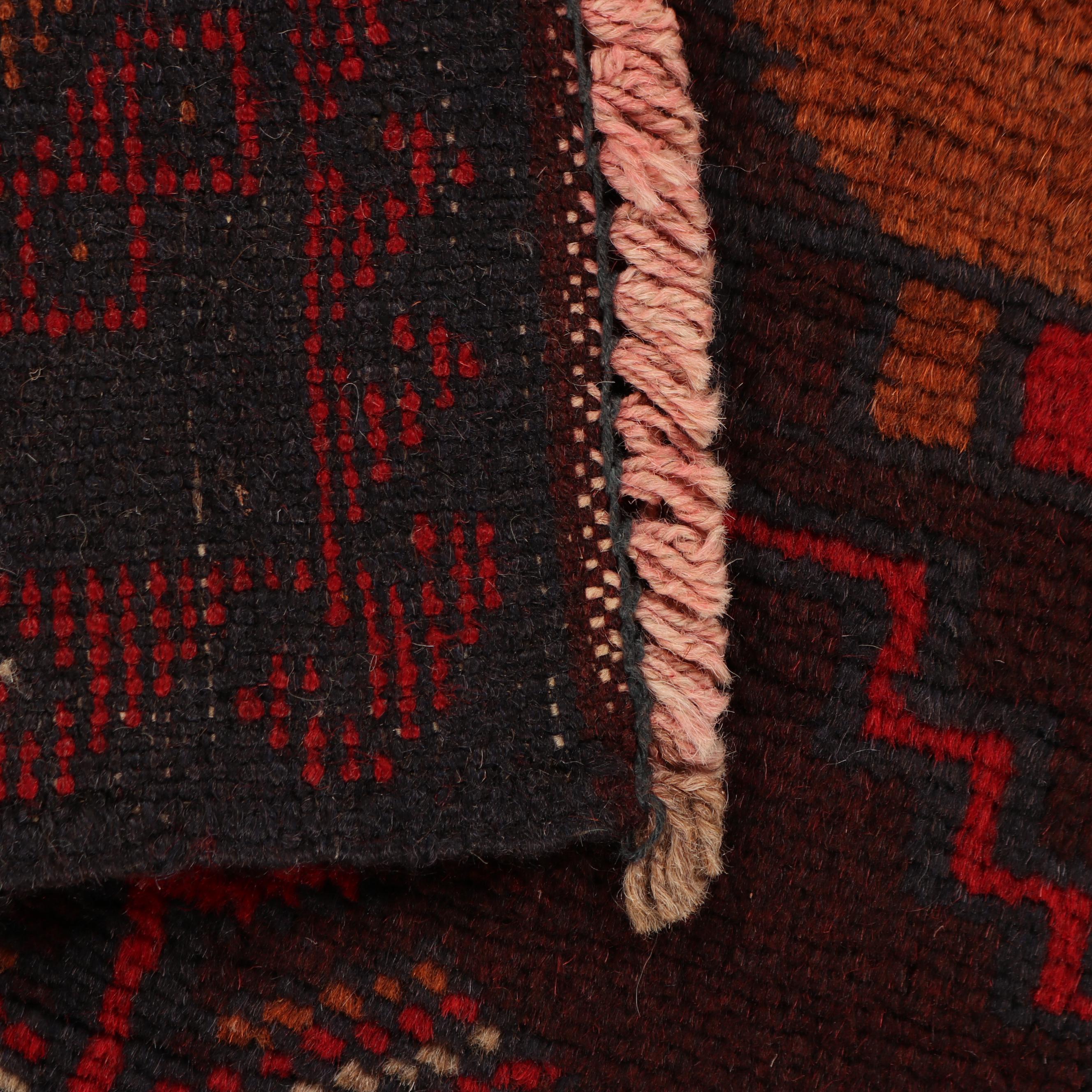 Hand-Knotted Pakistani Baluch Prayer Rug