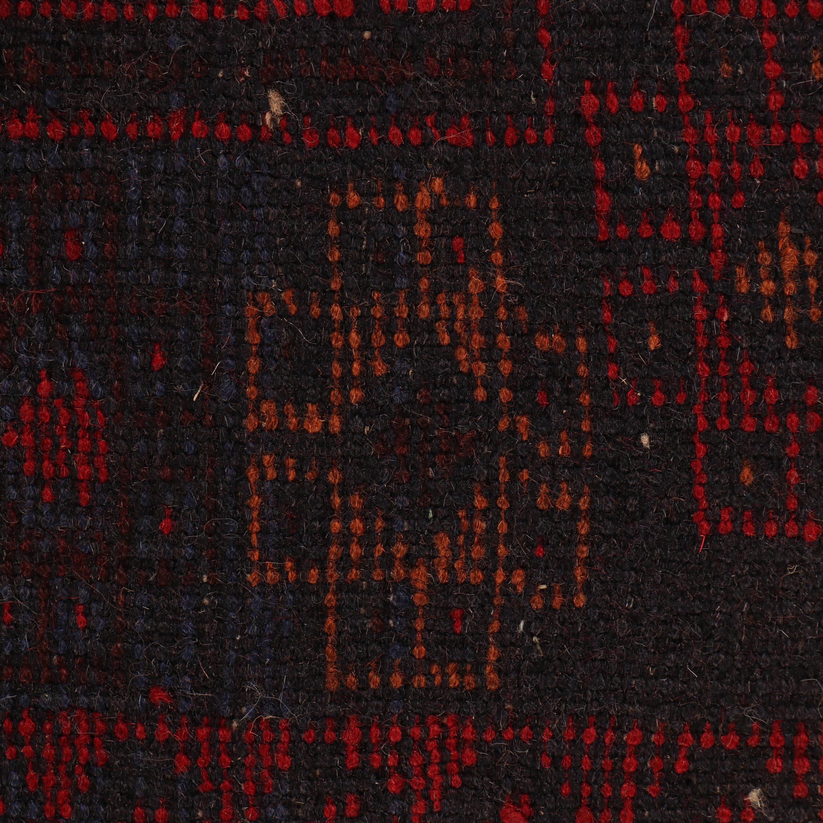 Hand-Knotted Pakistani Baluch Prayer Rug