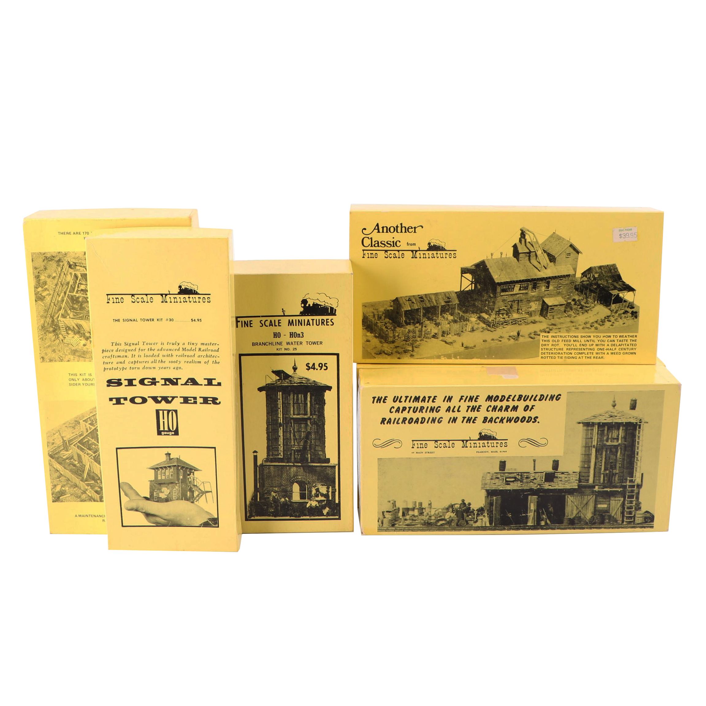 Fine Scale Miniatures Train Model Building Kits