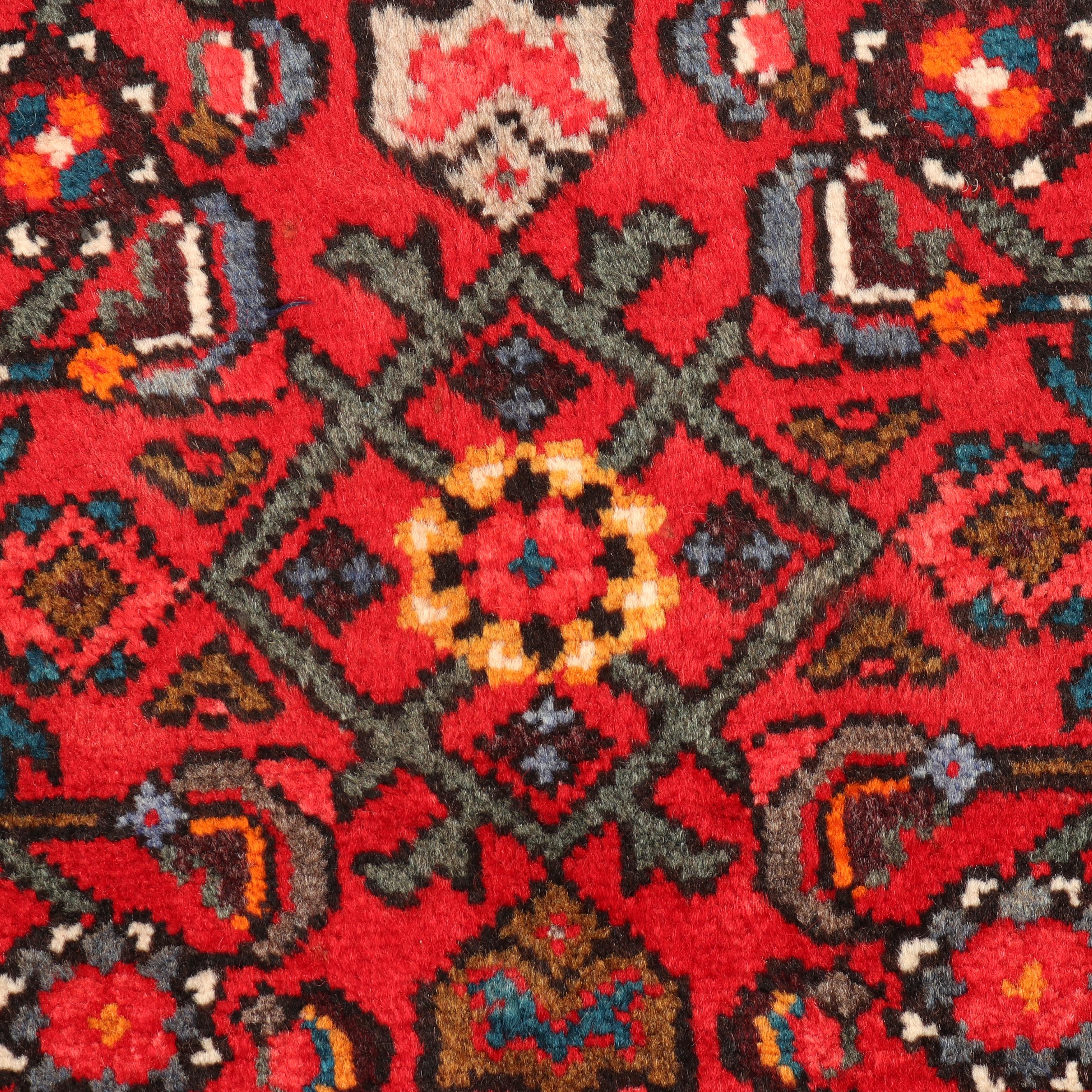Hand-Knotted Persian Jokar Wool Long Rug