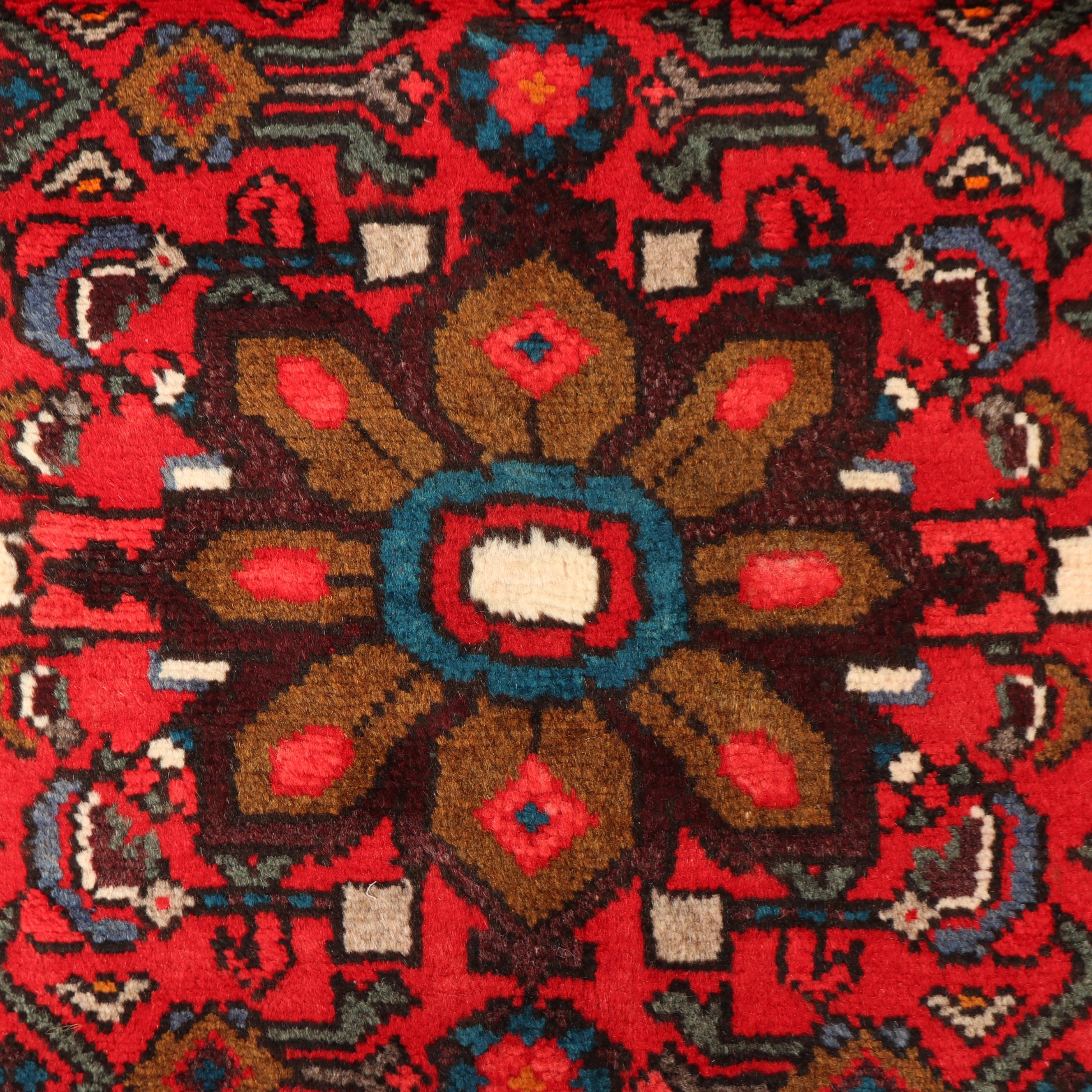 Hand-Knotted Persian Jokar Wool Long Rug