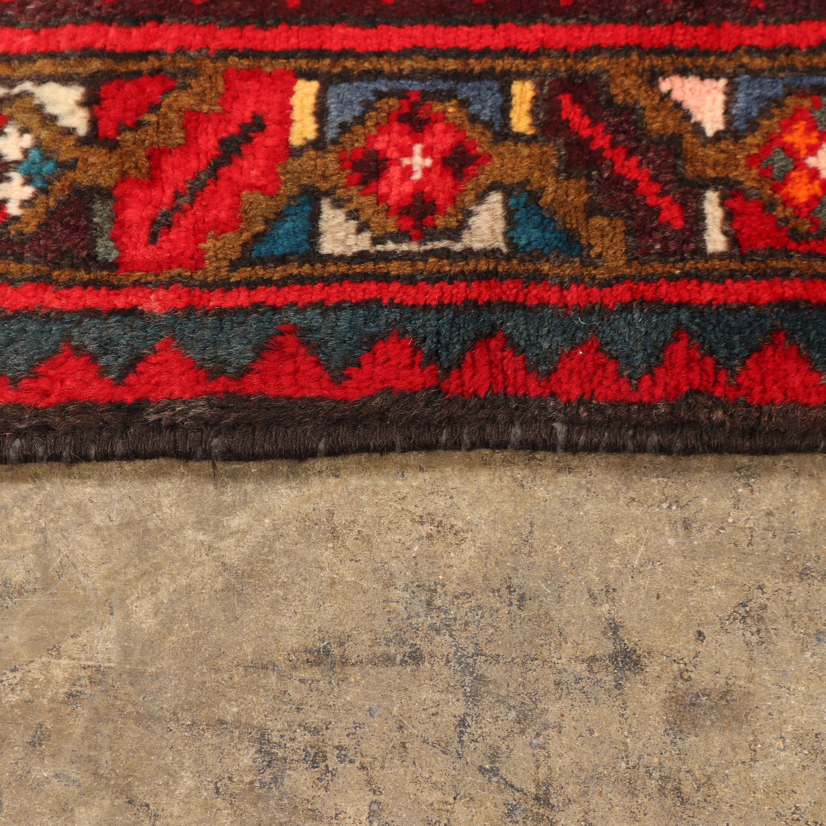Hand-Knotted Persian Jokar Wool Long Rug
