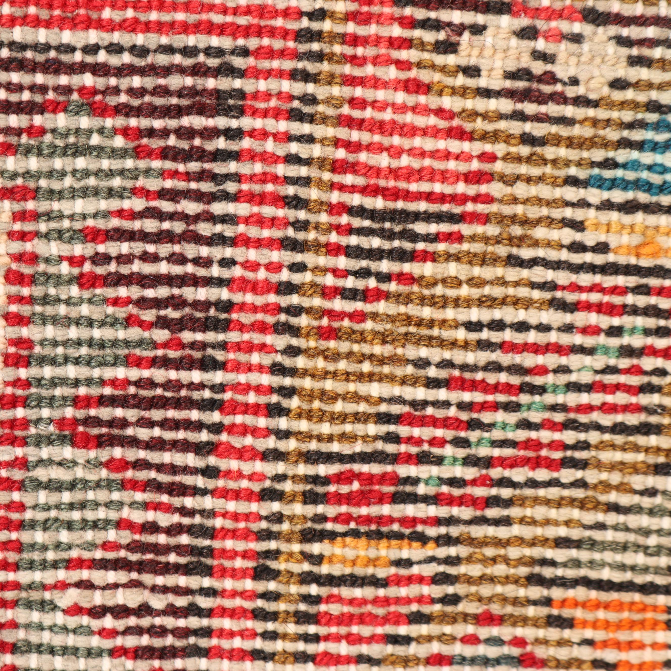 Hand-Knotted Persian Jokar Wool Long Rug