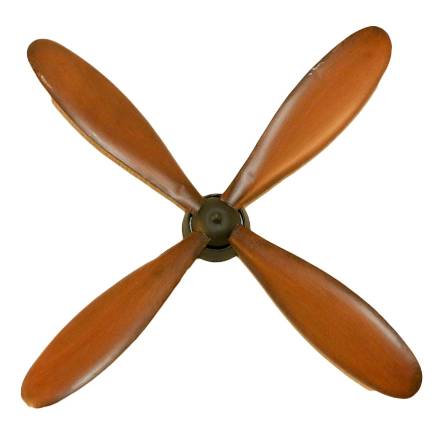 Metal Propeller Replica Wall Decor