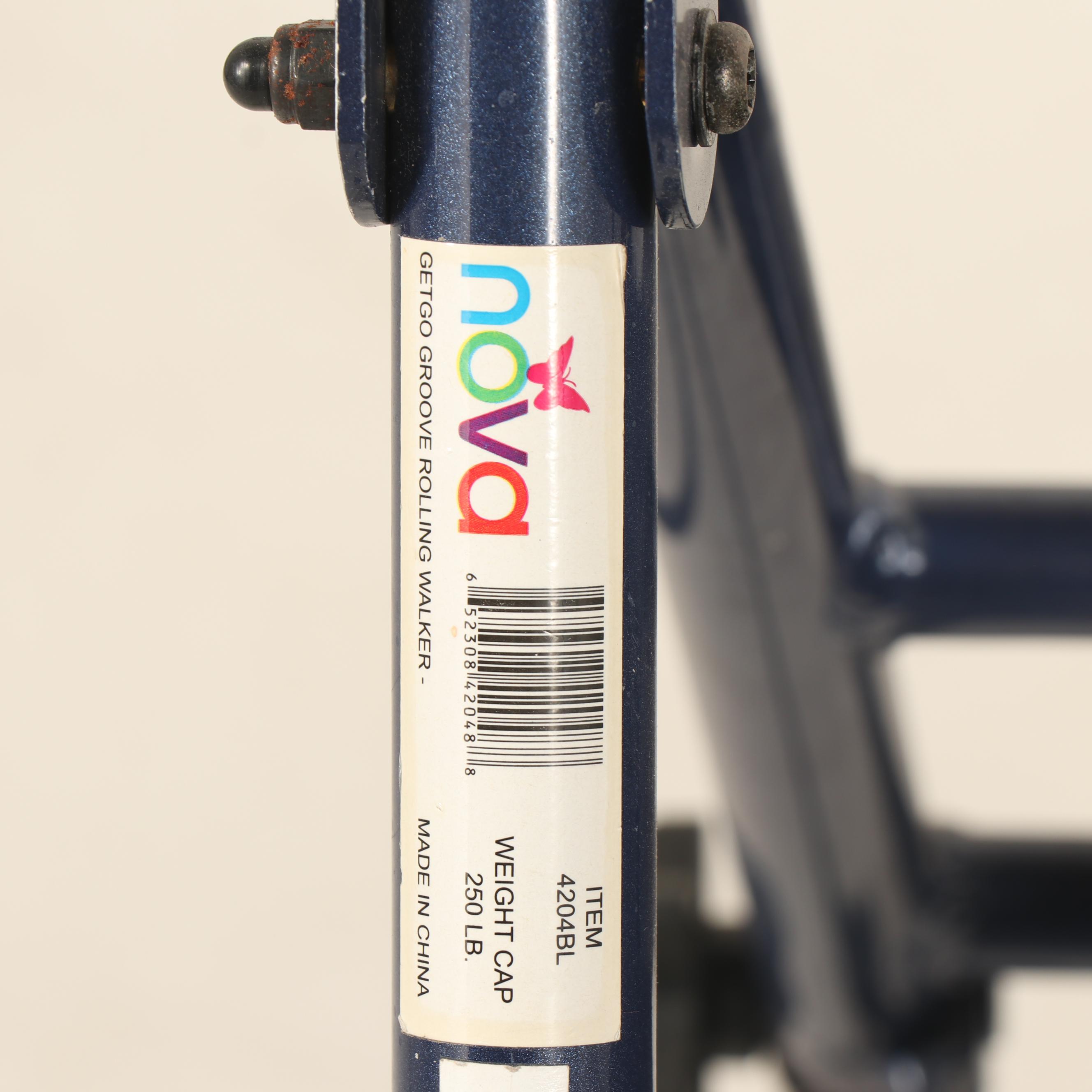 Nova "GetGo Groove" Rolling Walker with Seat