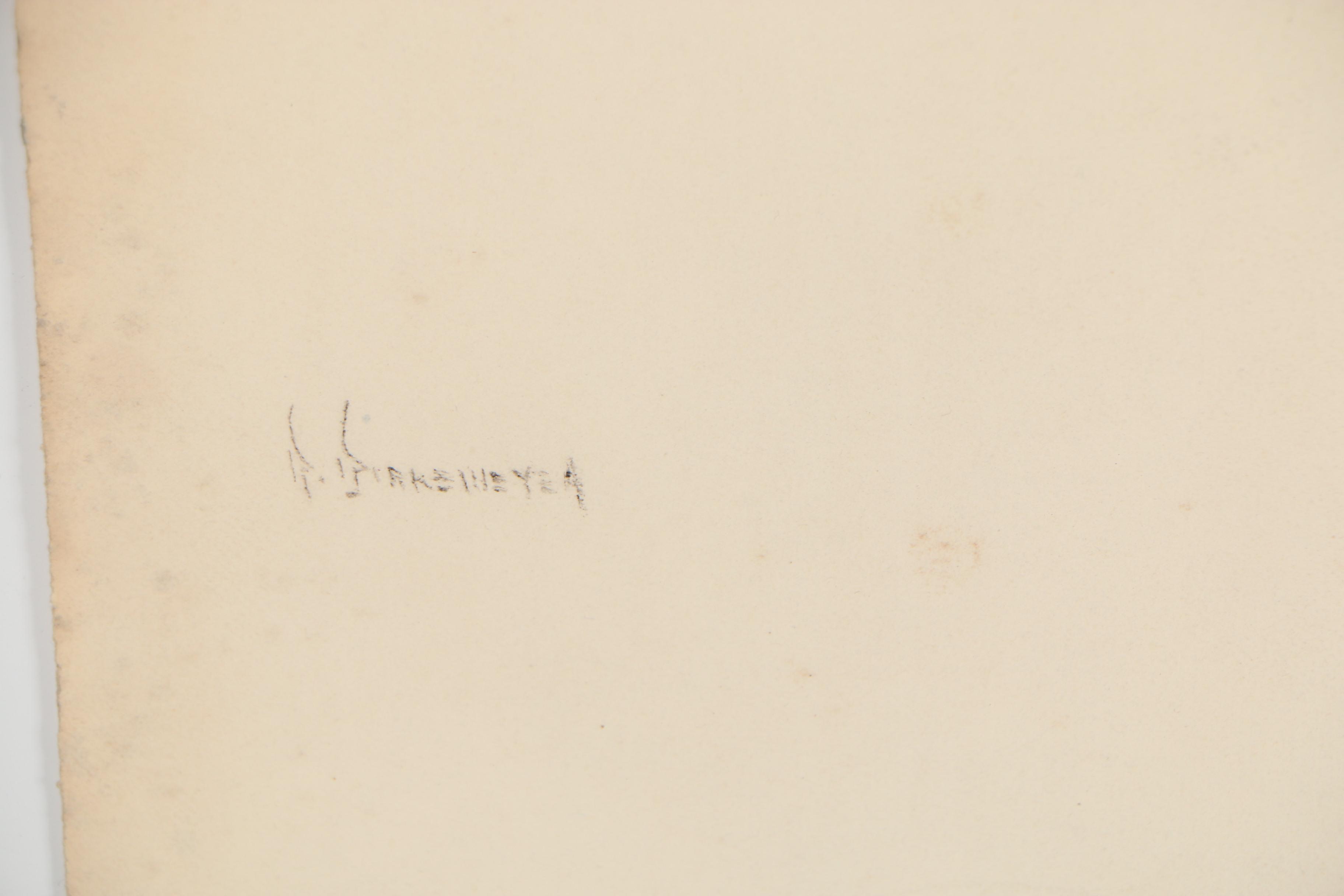 Romilda Birkemeyer Dilley Charcoal Drawings of Female Nudes