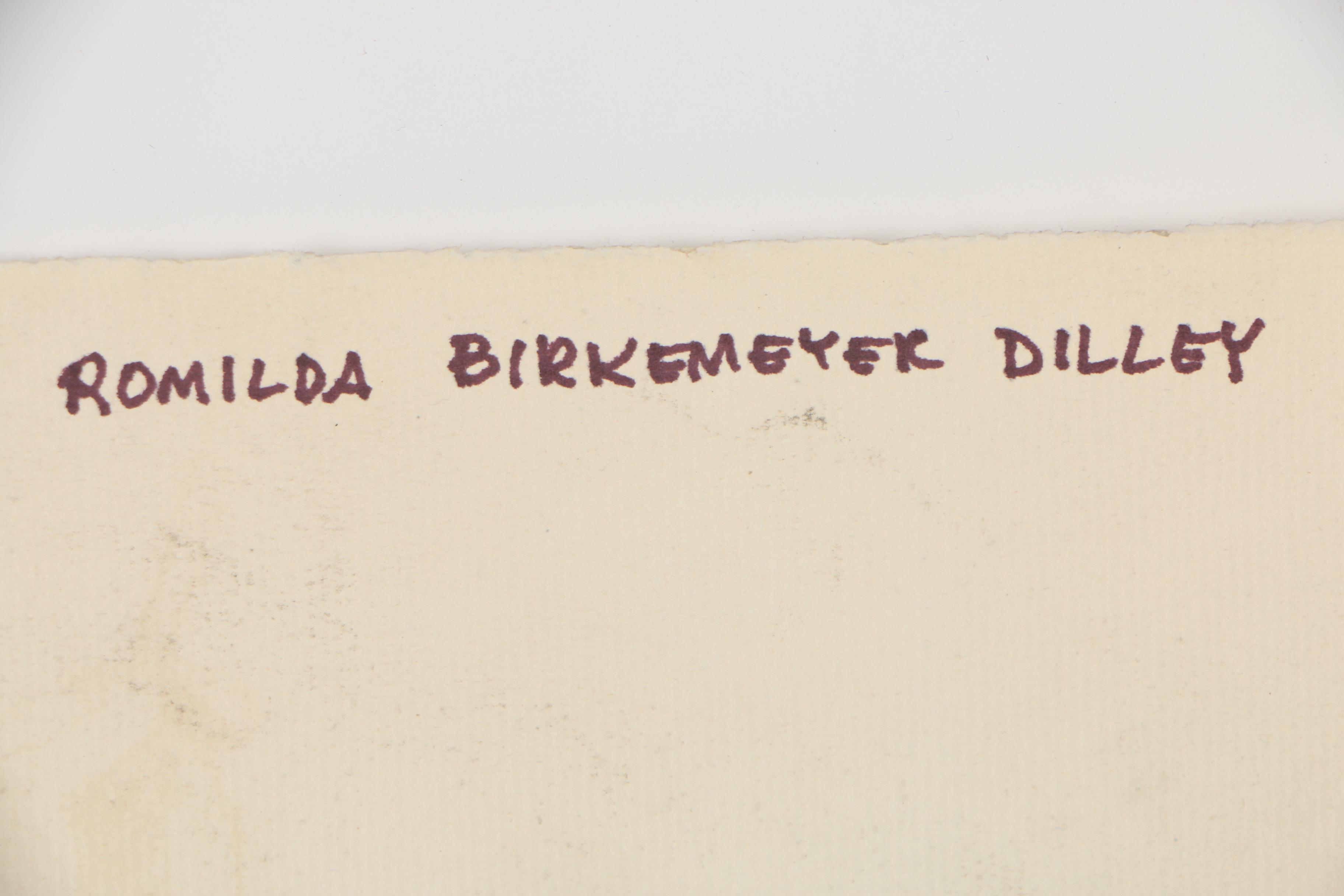 Romilda Birkemeyer Dilley Charcoal Drawings of Female Nudes