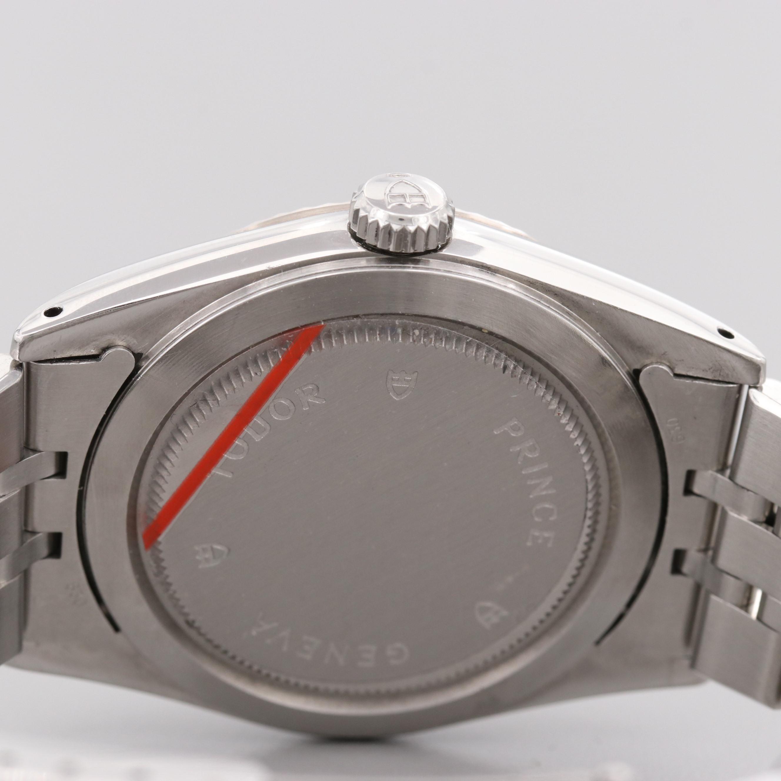 Tudor Prince Date+Day Model 76214 18K White Gold and Stainless Steel Watch