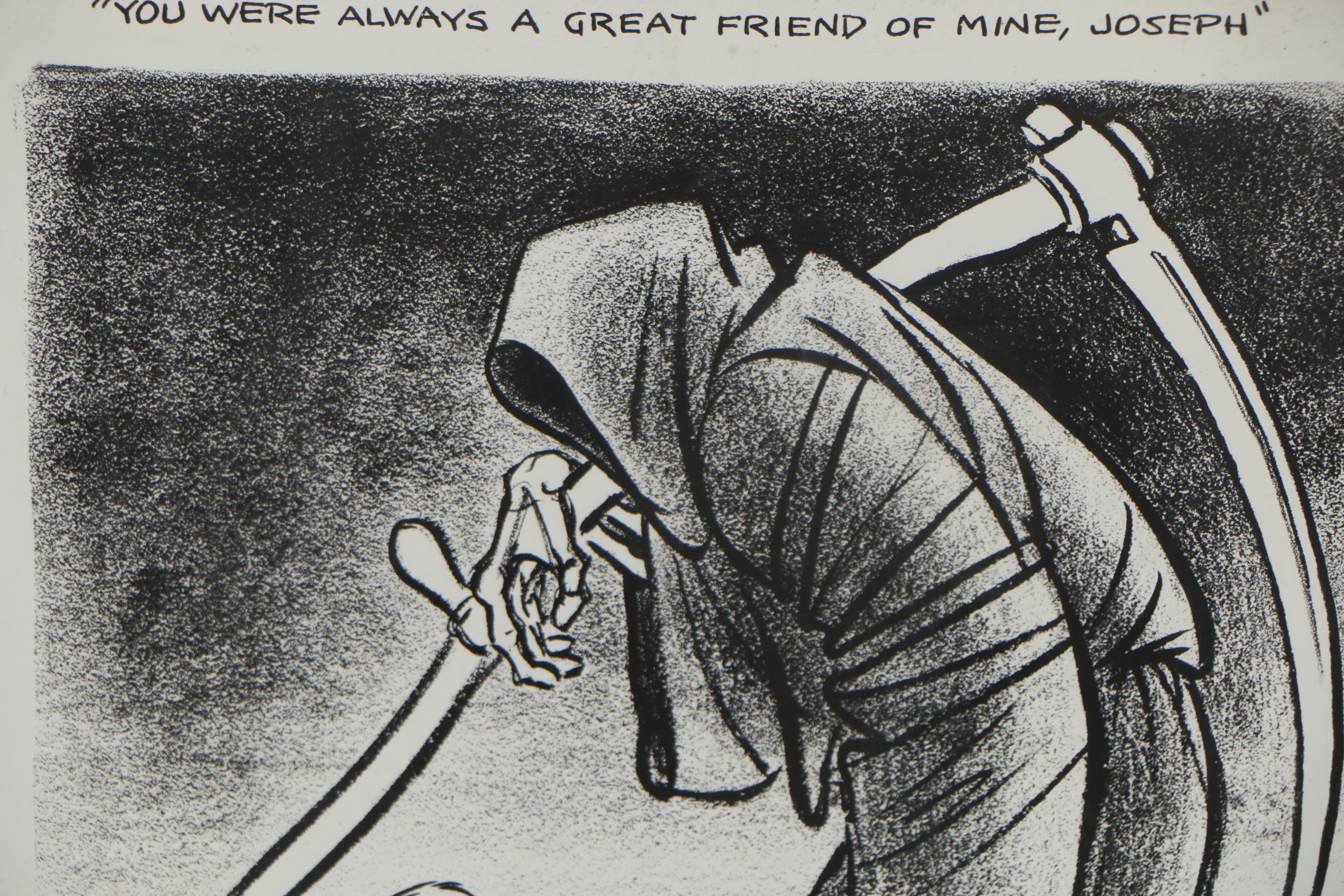 Herbert L. Block "Herblock" Washington Post Political Cartoon