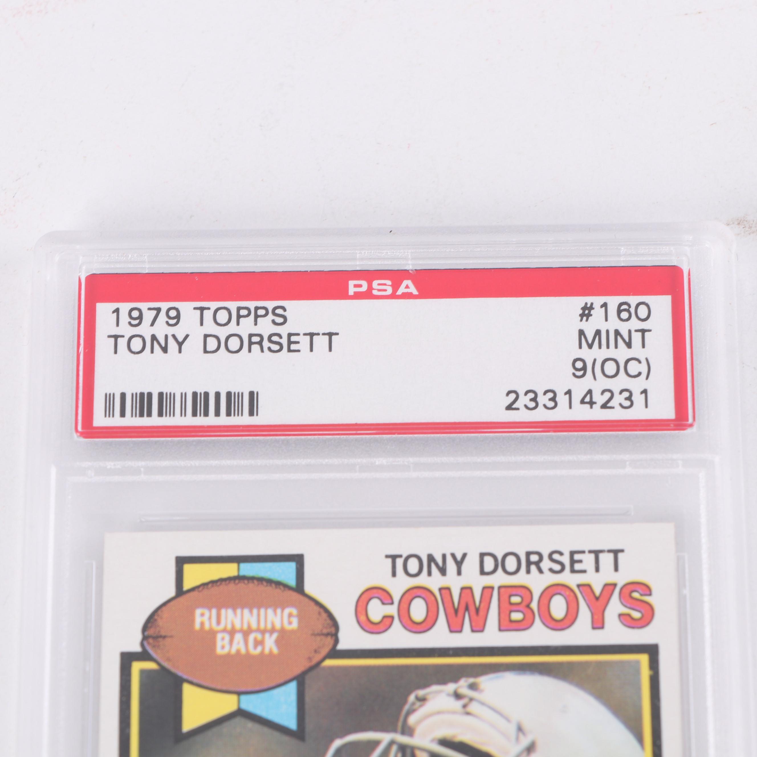 1979 Topps Tony Dorsett Football Card - PSA Graded