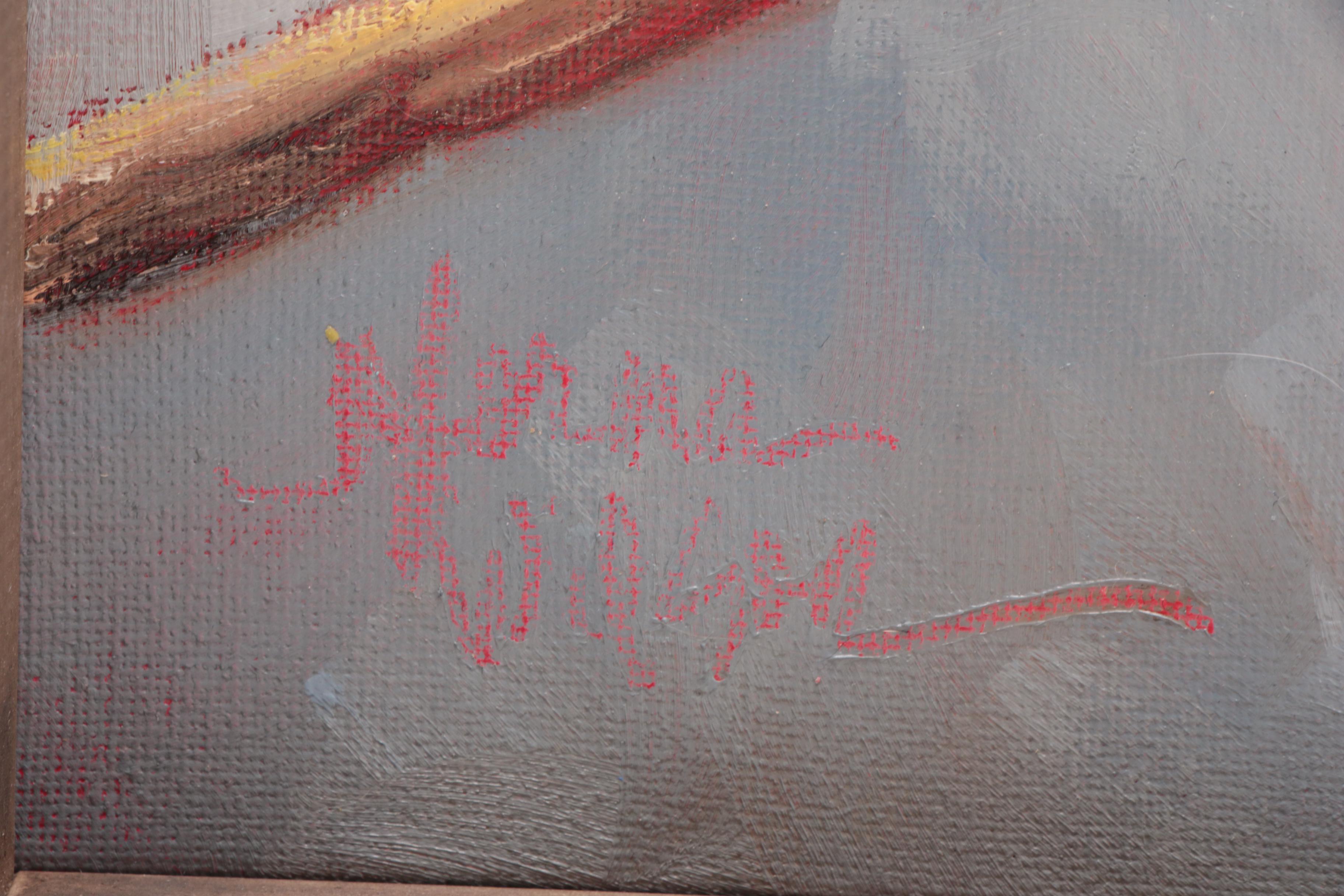 Norma Wilson Oil Painting Song Bird