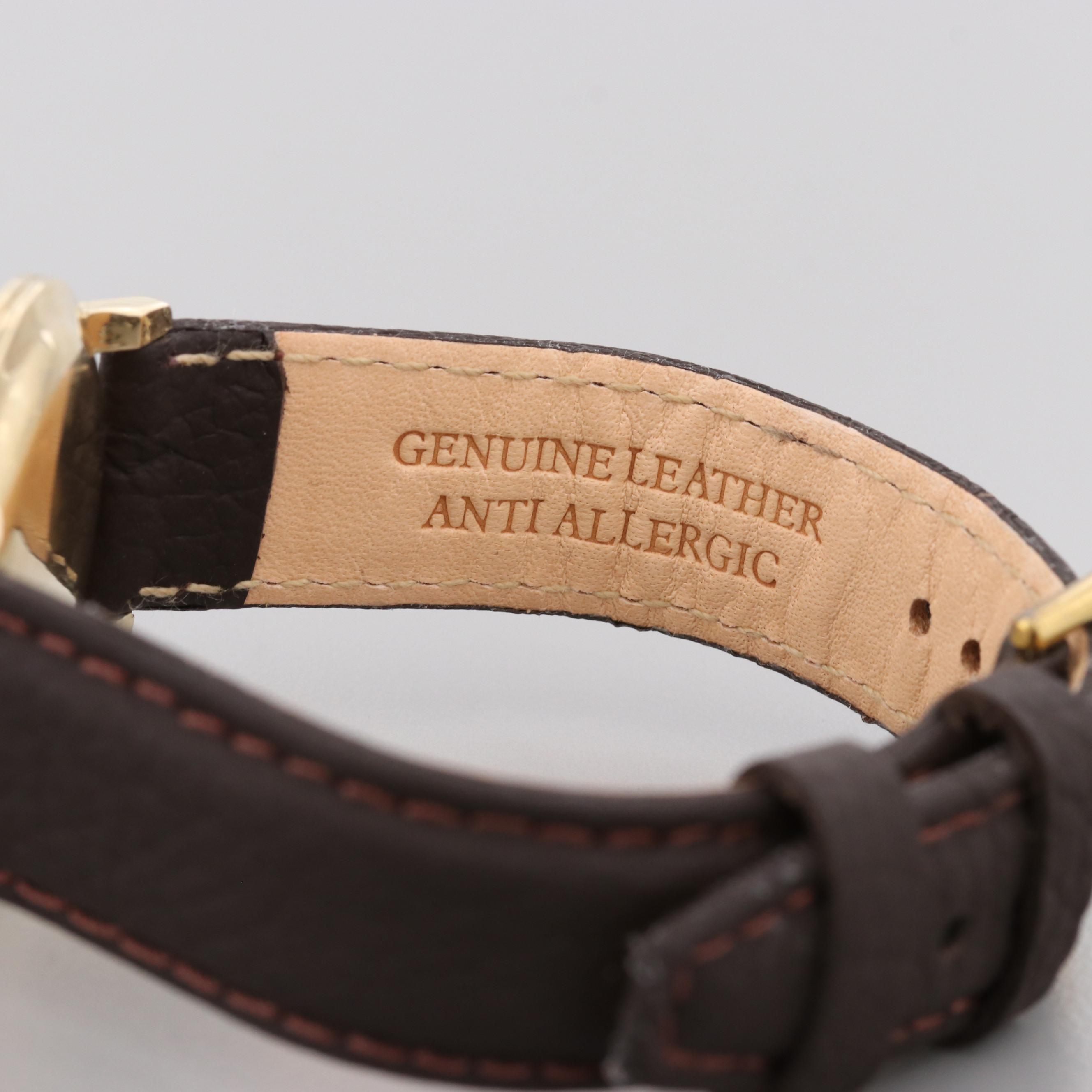 Vintage Rolex 14K Yellow Gold Watch with Diamond Dial