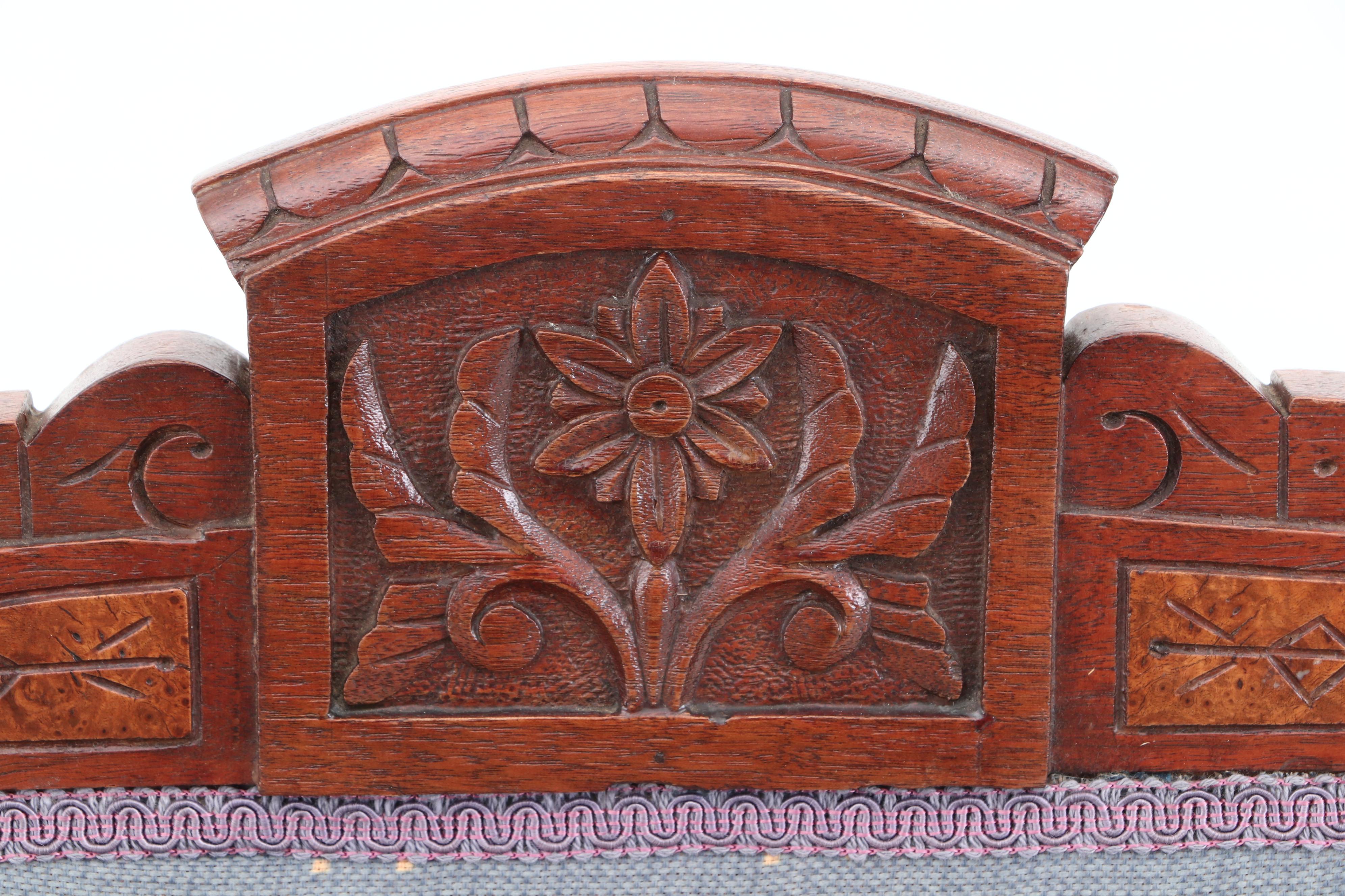 Victorian Carved Walnut Side Chairs