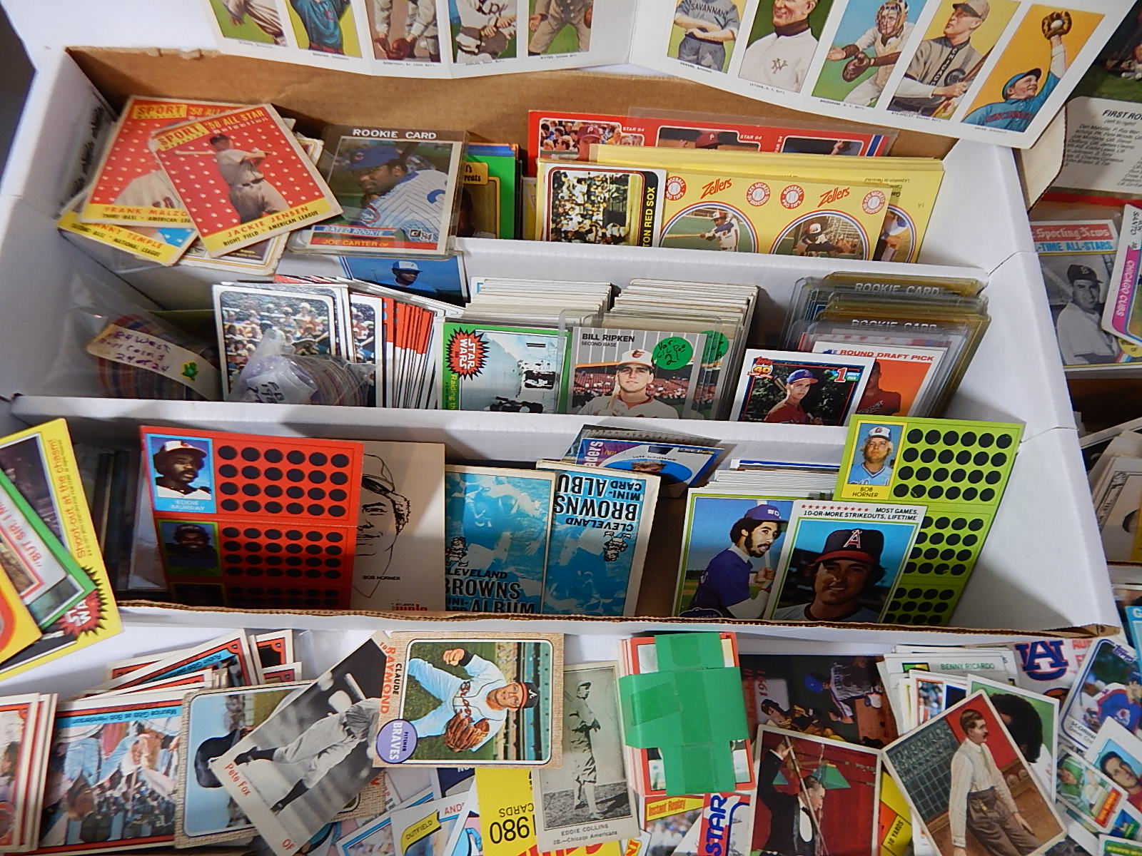 Large Selection of Sports Cards and Collectibles