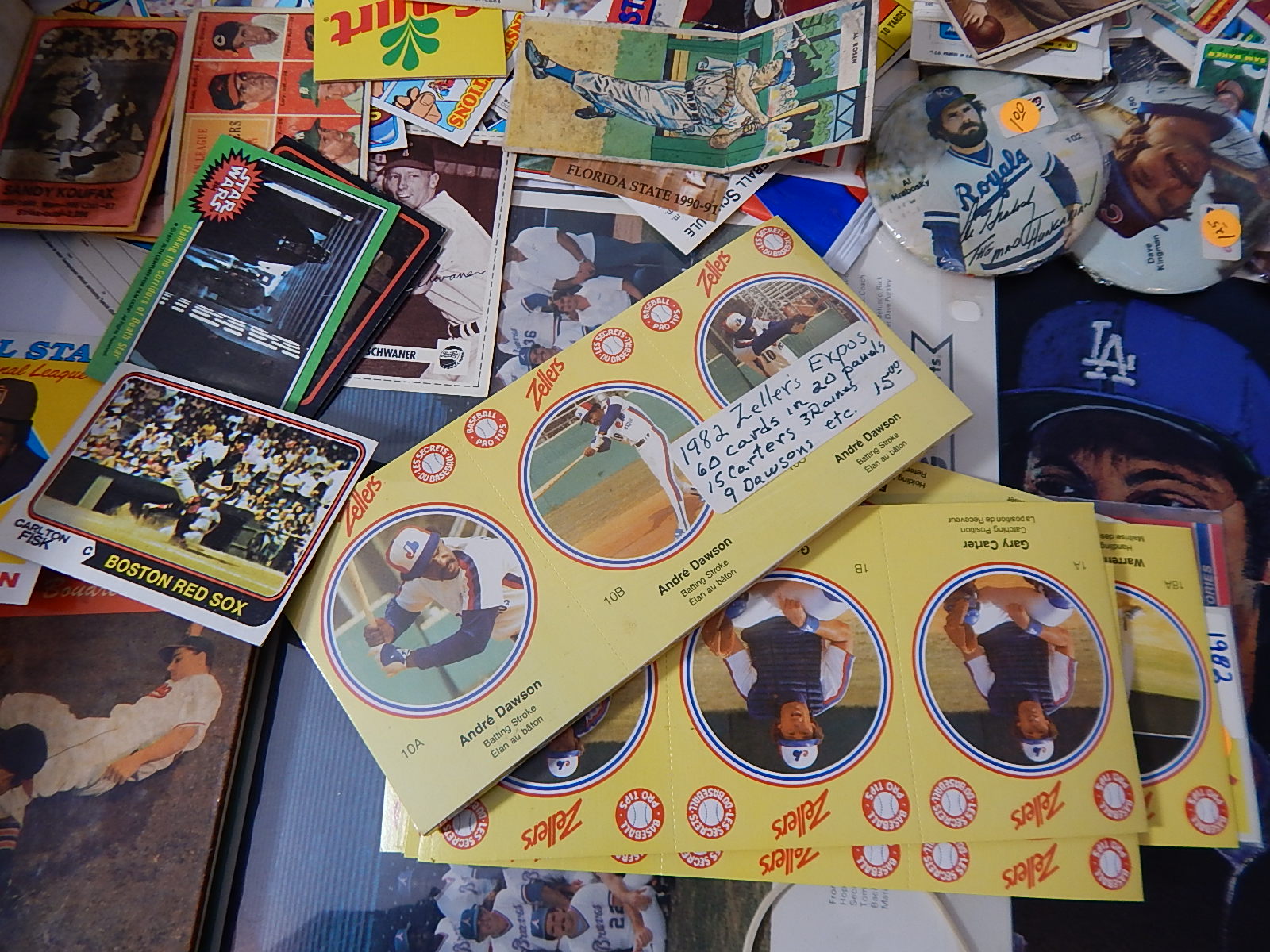 Large Selection of Sports Cards and Collectibles