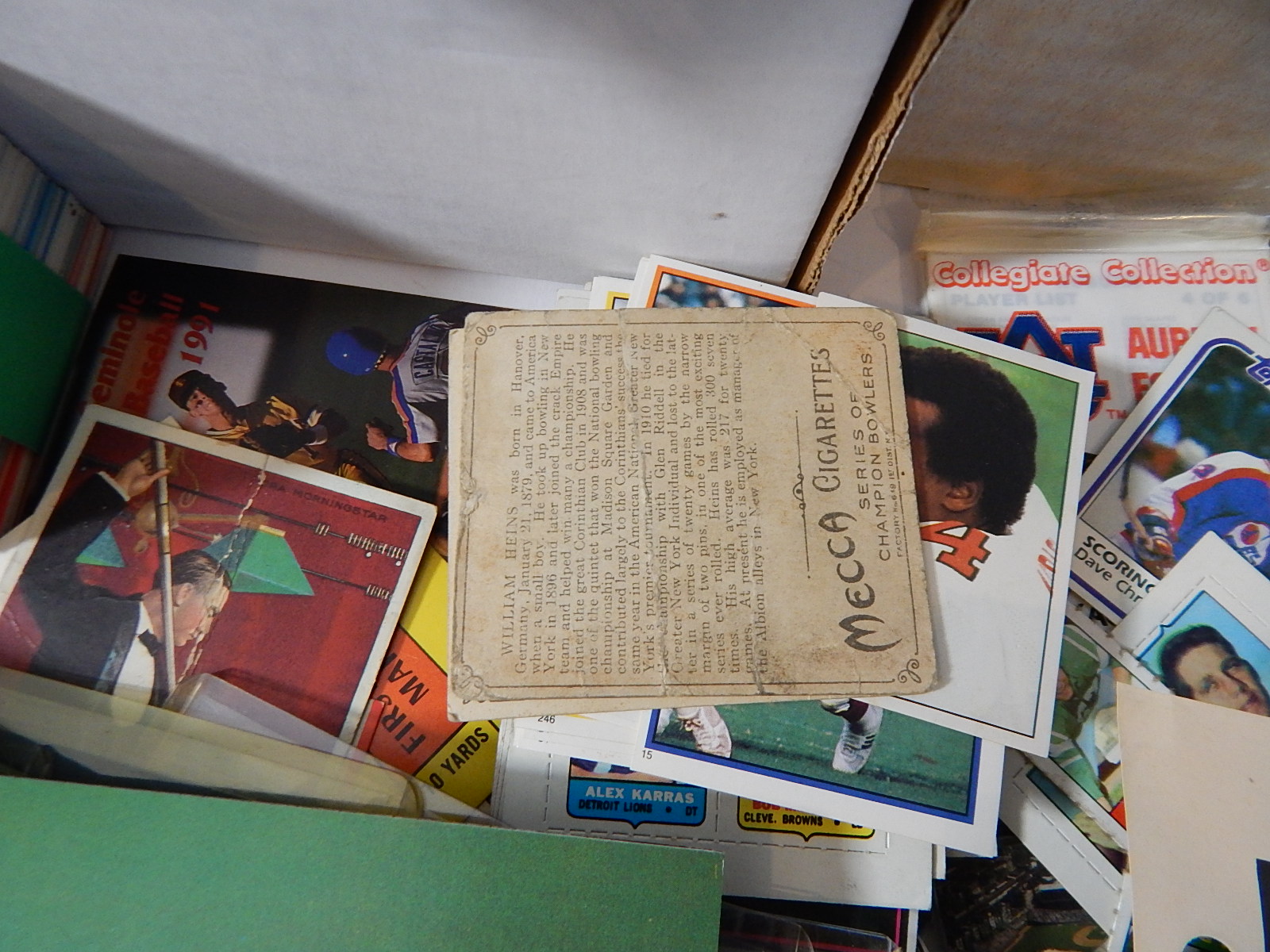 Large Selection of Sports Cards and Collectibles