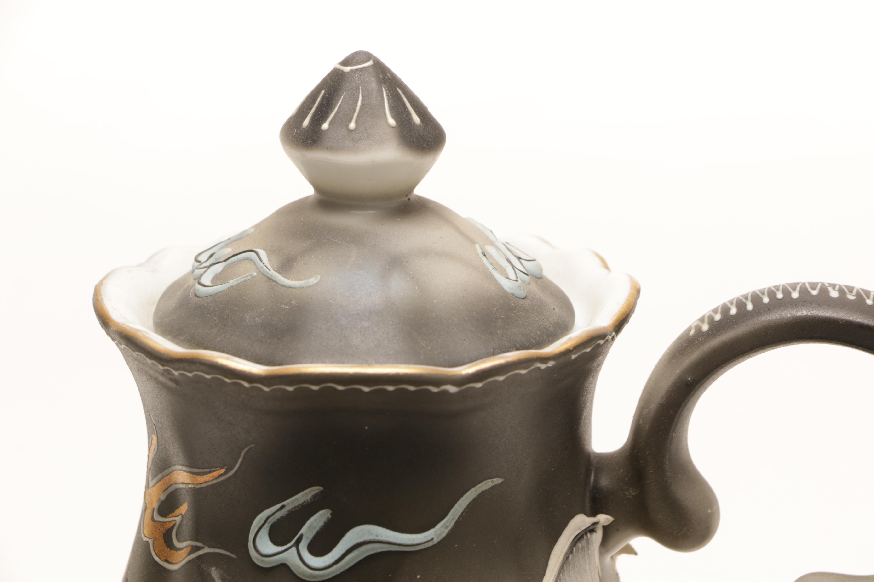 Japanese Moriage Dragonware