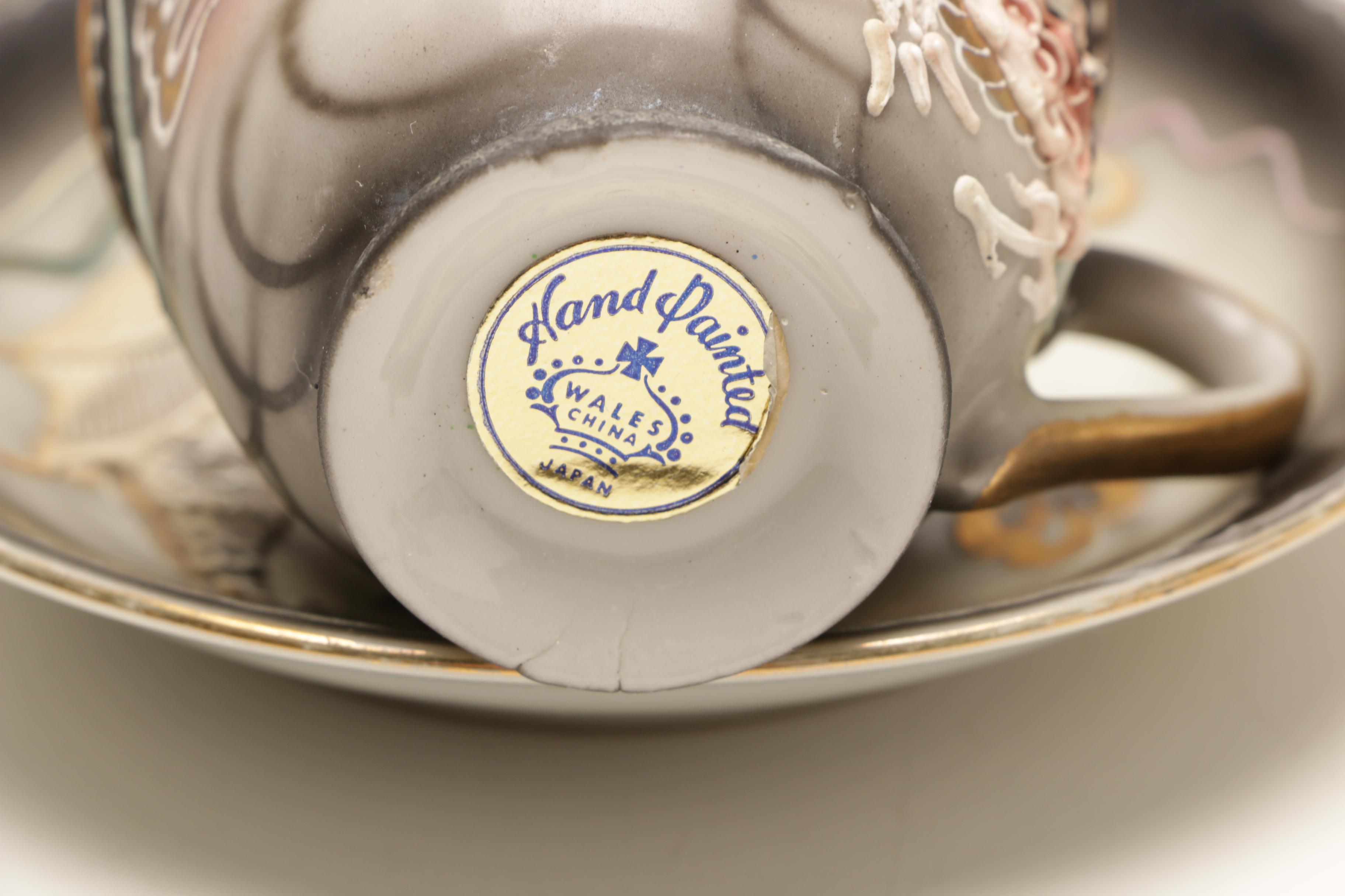 Japanese Moriage Dragonware