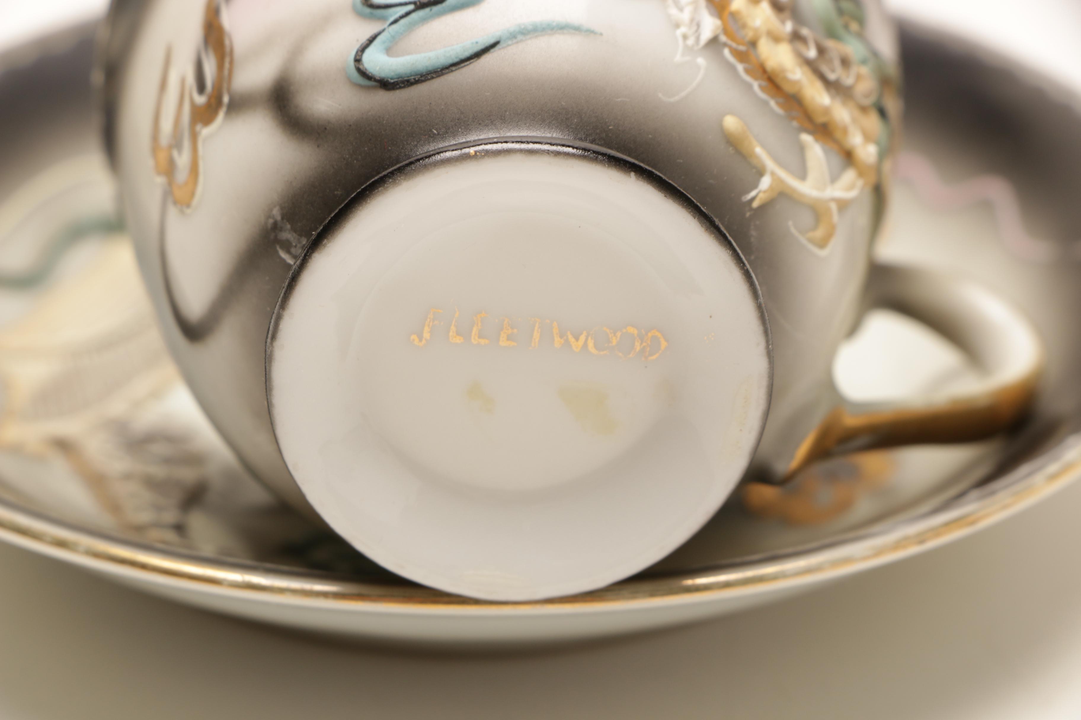 Japanese Moriage Dragonware