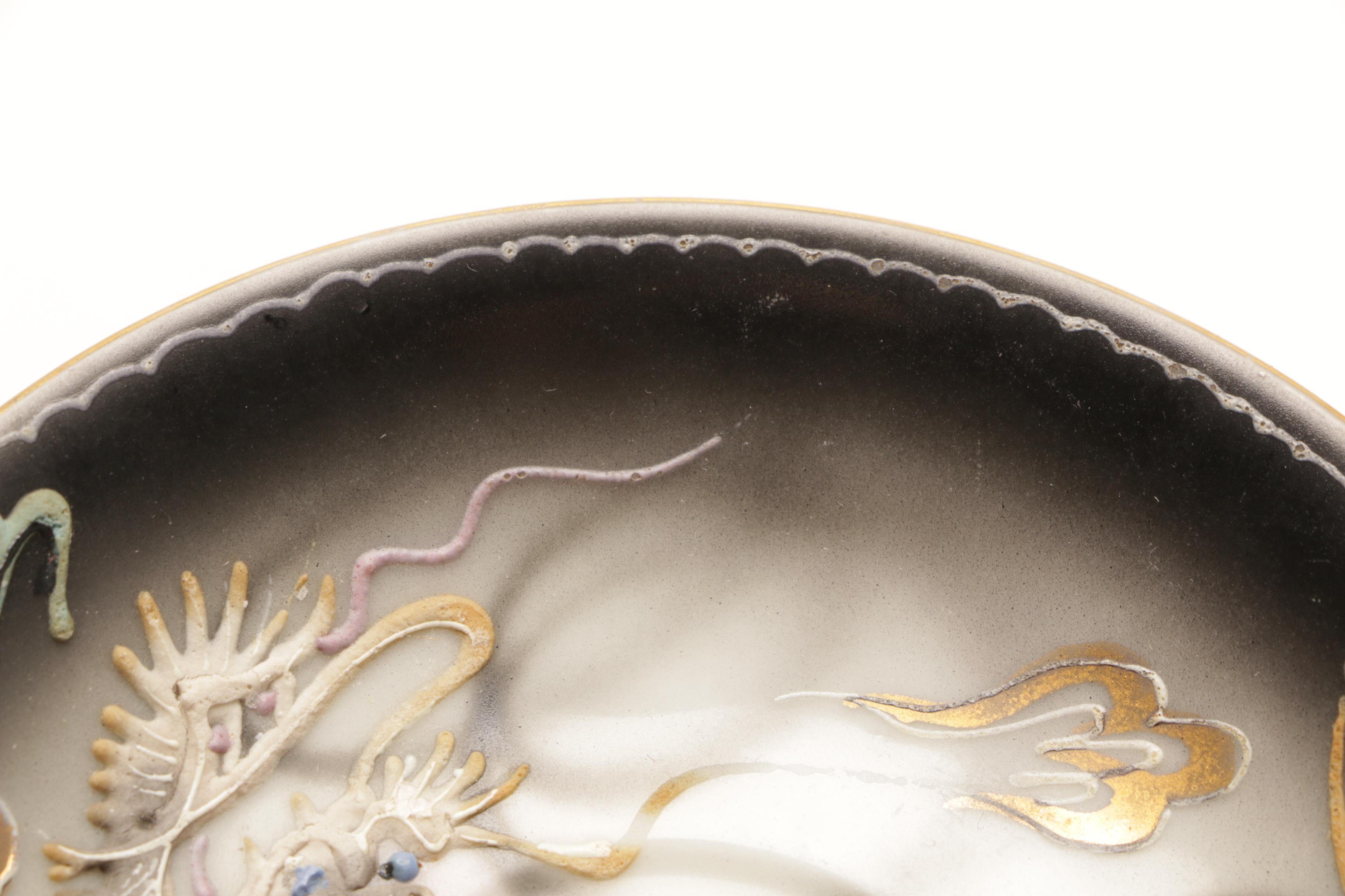 Japanese Moriage Dragonware