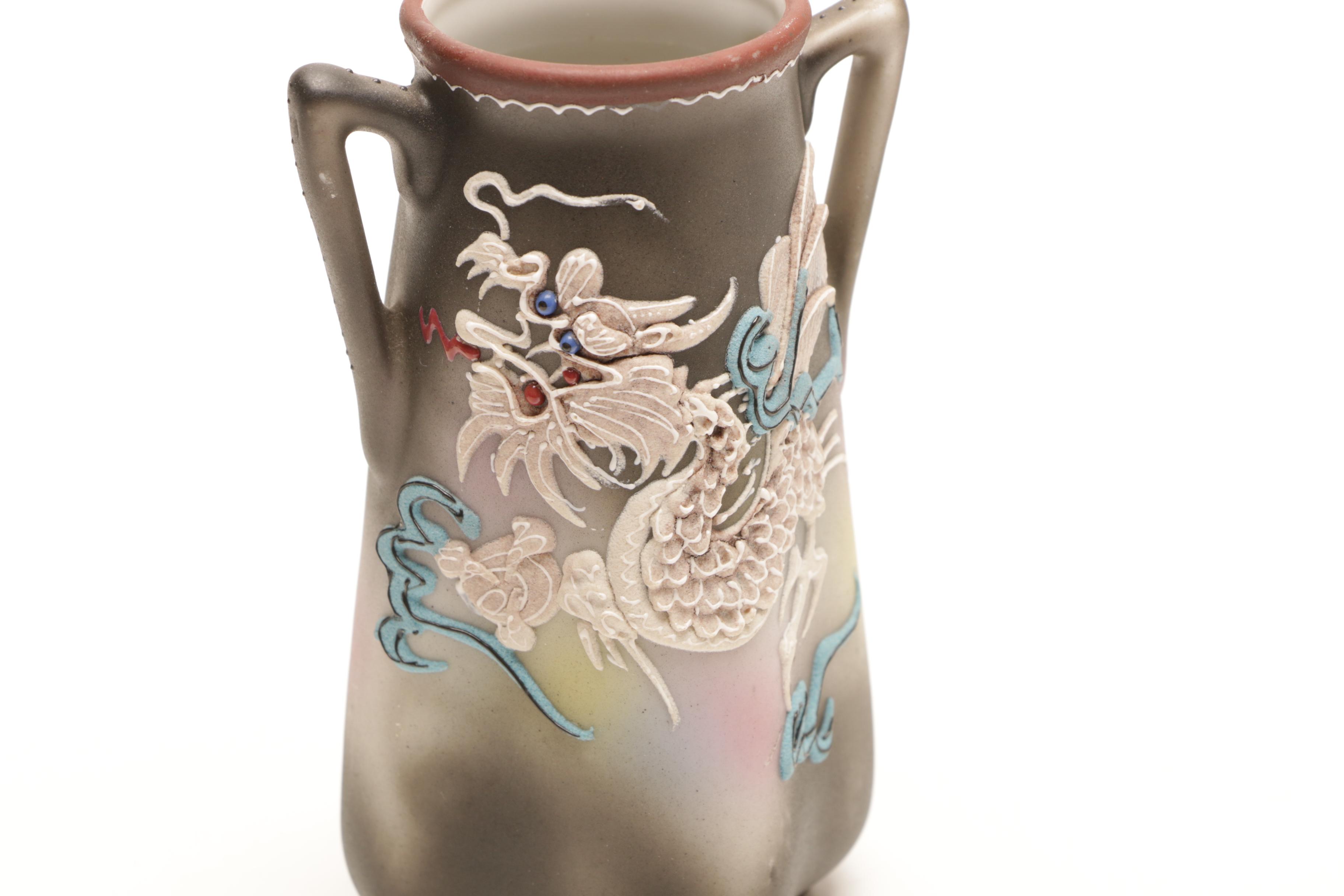 Japanese Moriage Dragonware